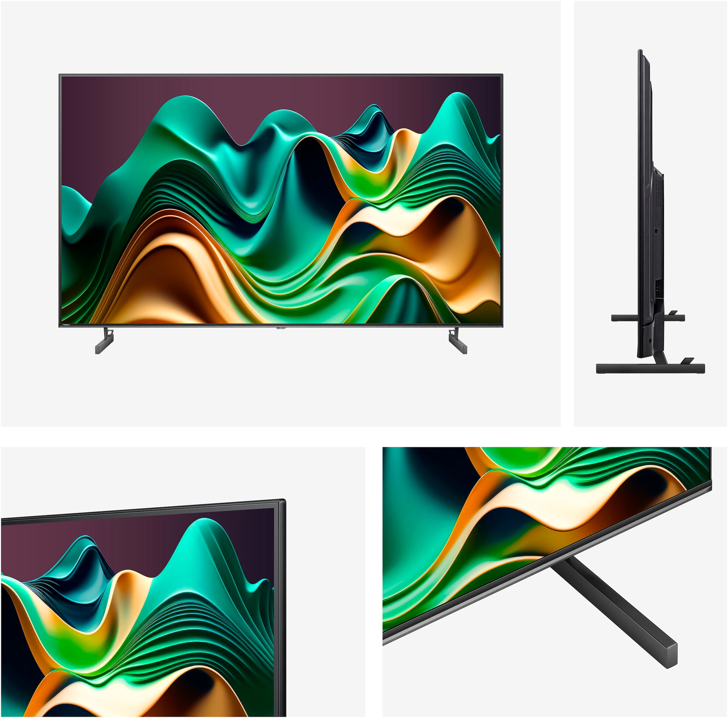 Hisense Mini-LED-Fernseher »55U6NQ«, 4K Ultra HD, Smart-TV, 4KUHD, ULED, Mini LED