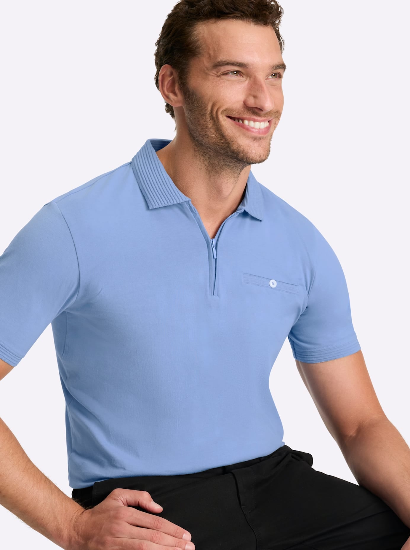 Marco Donati Kurzarmshirt »Kurzarm-Poloshirt« 1 tlg.