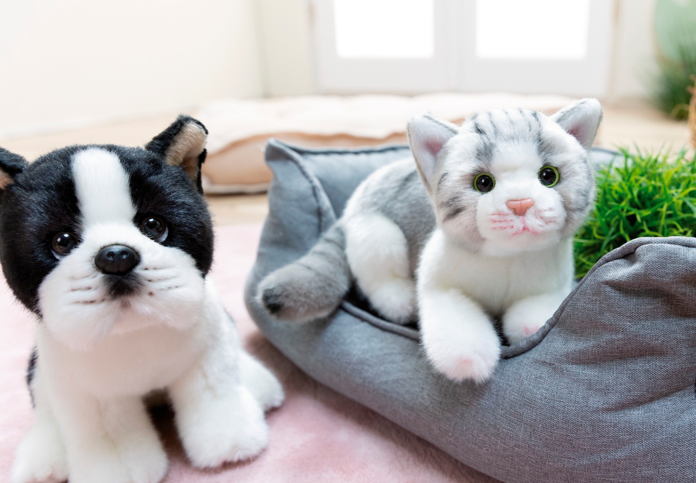 Nici Kuscheltier »Lifelike, Katze, 20 cm« enthält recyceltes Material (Global Recycled Standard)