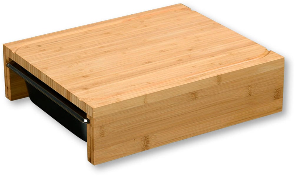 KESPER® Schneidebrett »mit 2 herausziehbaren Auffangschalen« Gastro-Norm 1/2