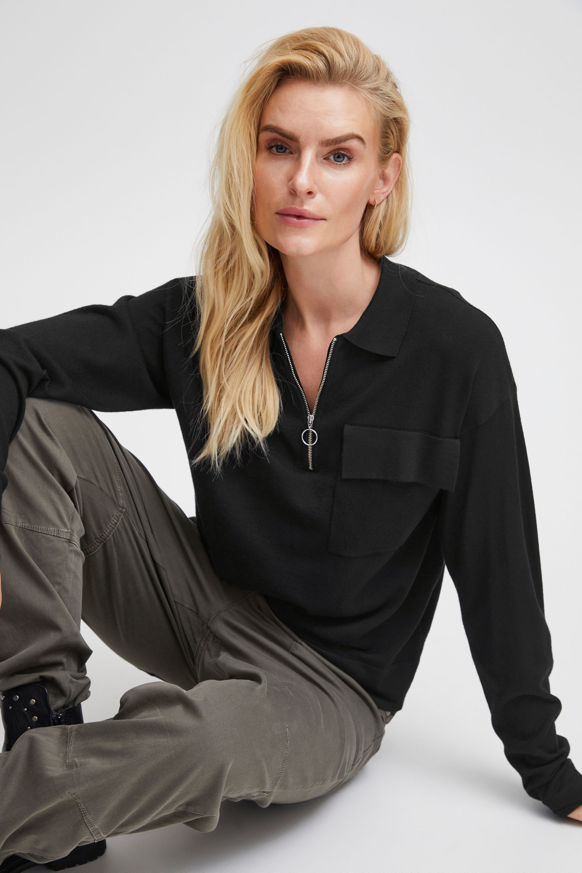 Pulz Jeans Strickfleece-Pullover »Strickpullover PZSara«