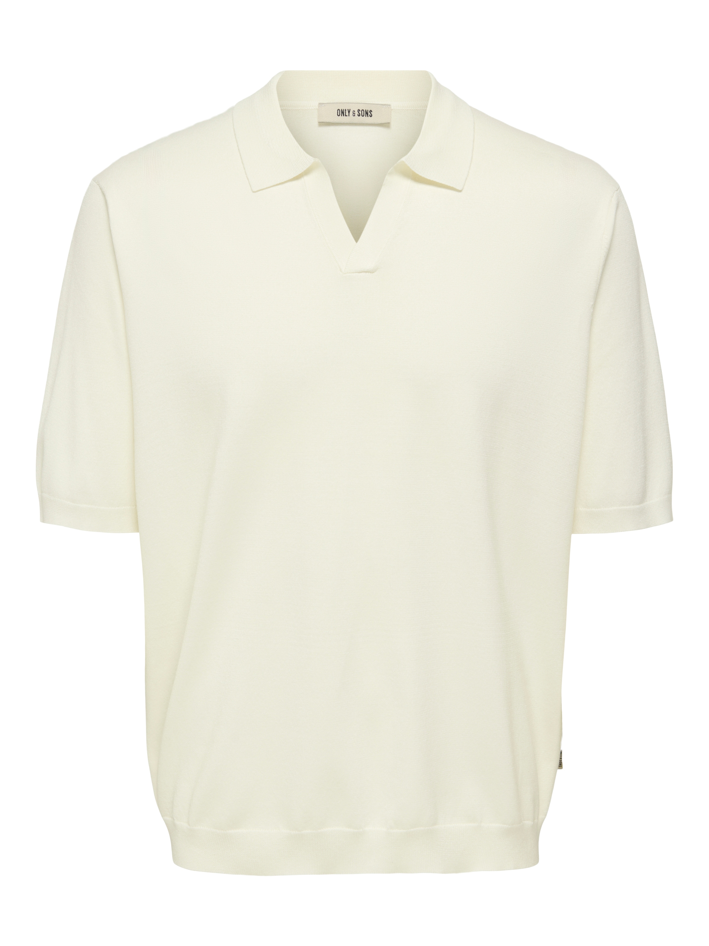 ONLY & SONS Polokragenpullover »ONSWYLER LIFE RLX 12 SS SPLIT KNIT NOOS«