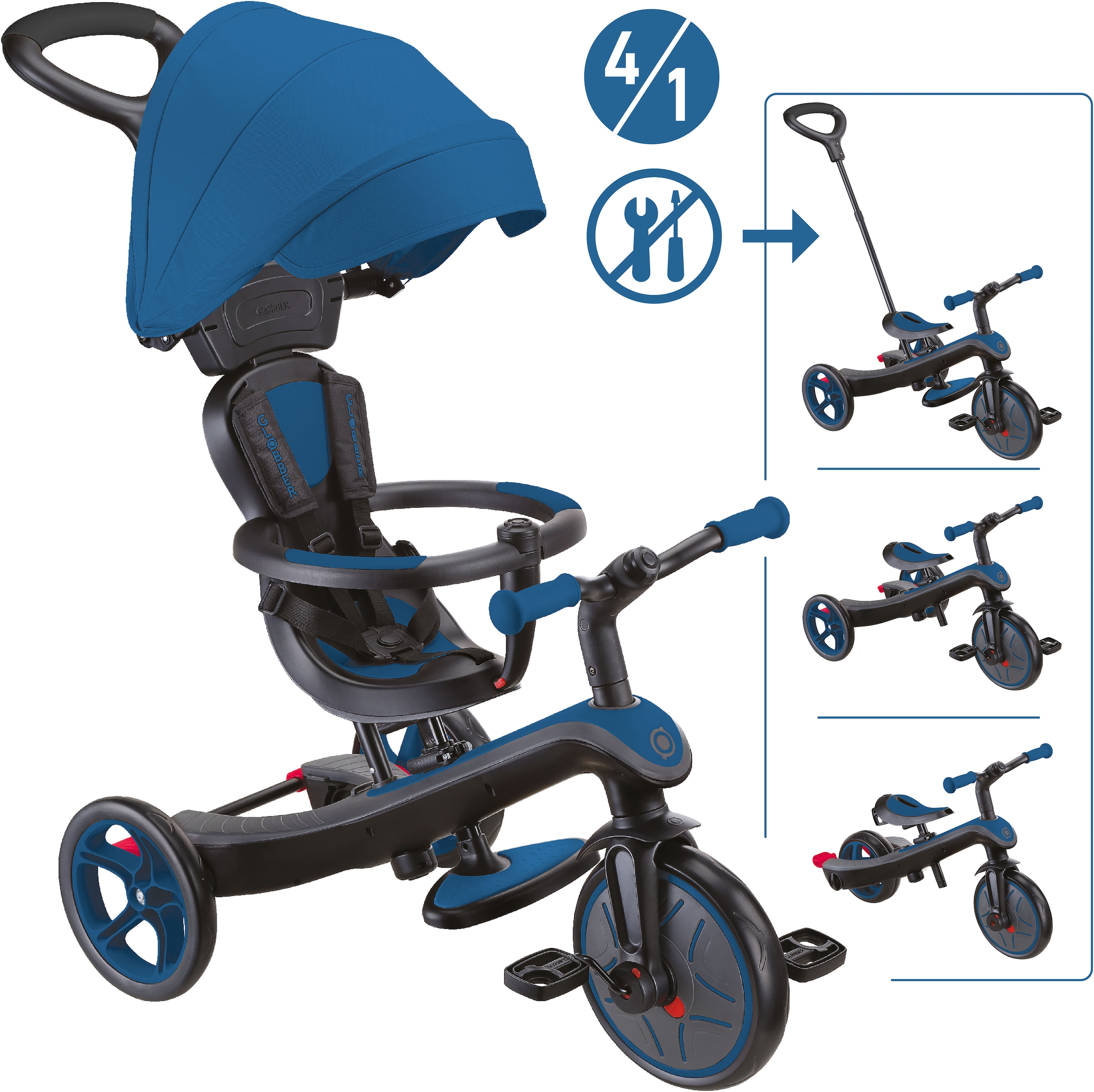 Globber Dreirad »EXPLORER TRIKE 4in1«