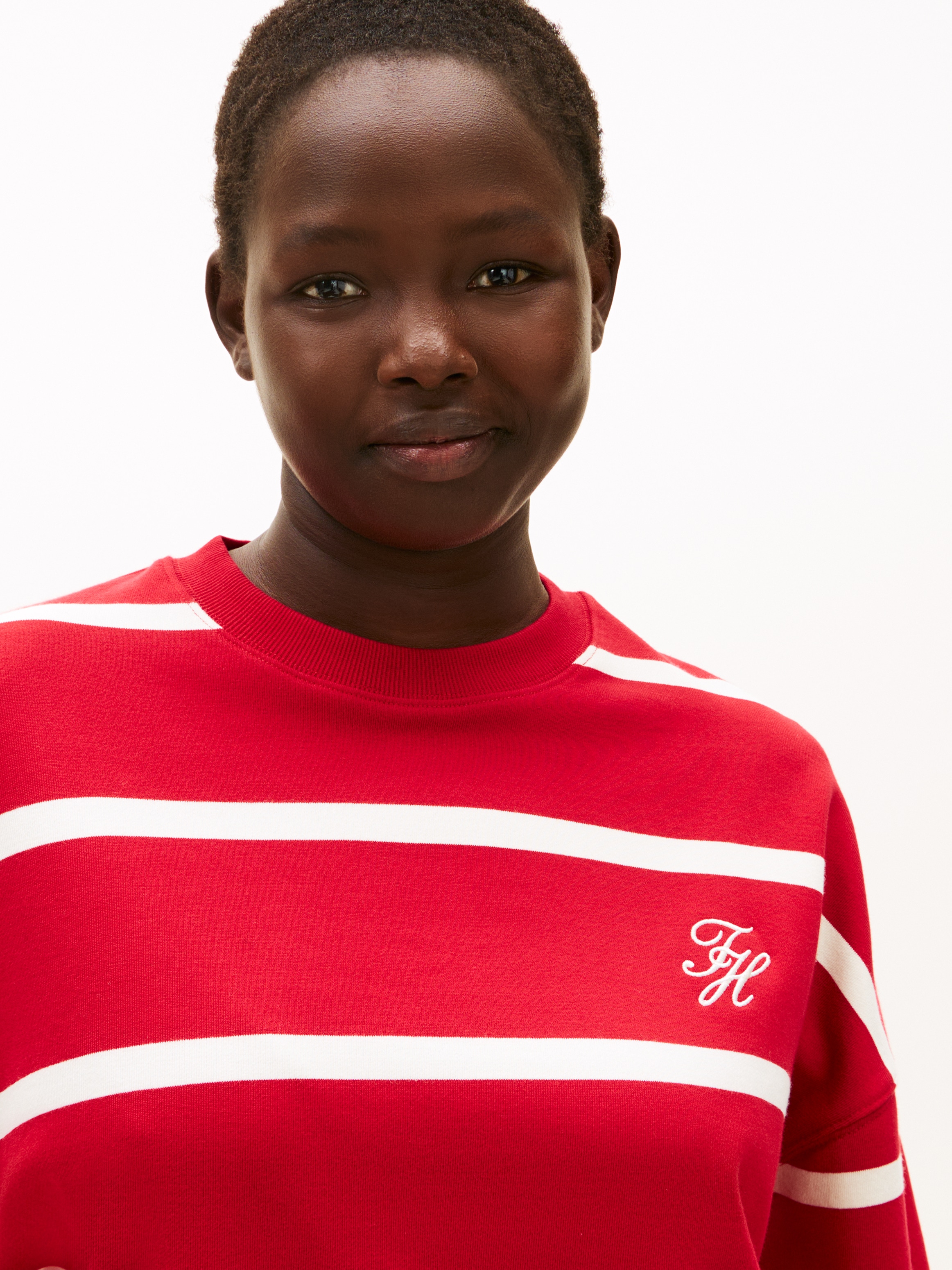 Tommy Hilfiger Curve Sweatshirt »CRV TH SCRIPT MDRN TERRY SWTSHRT«, in großen Größen
