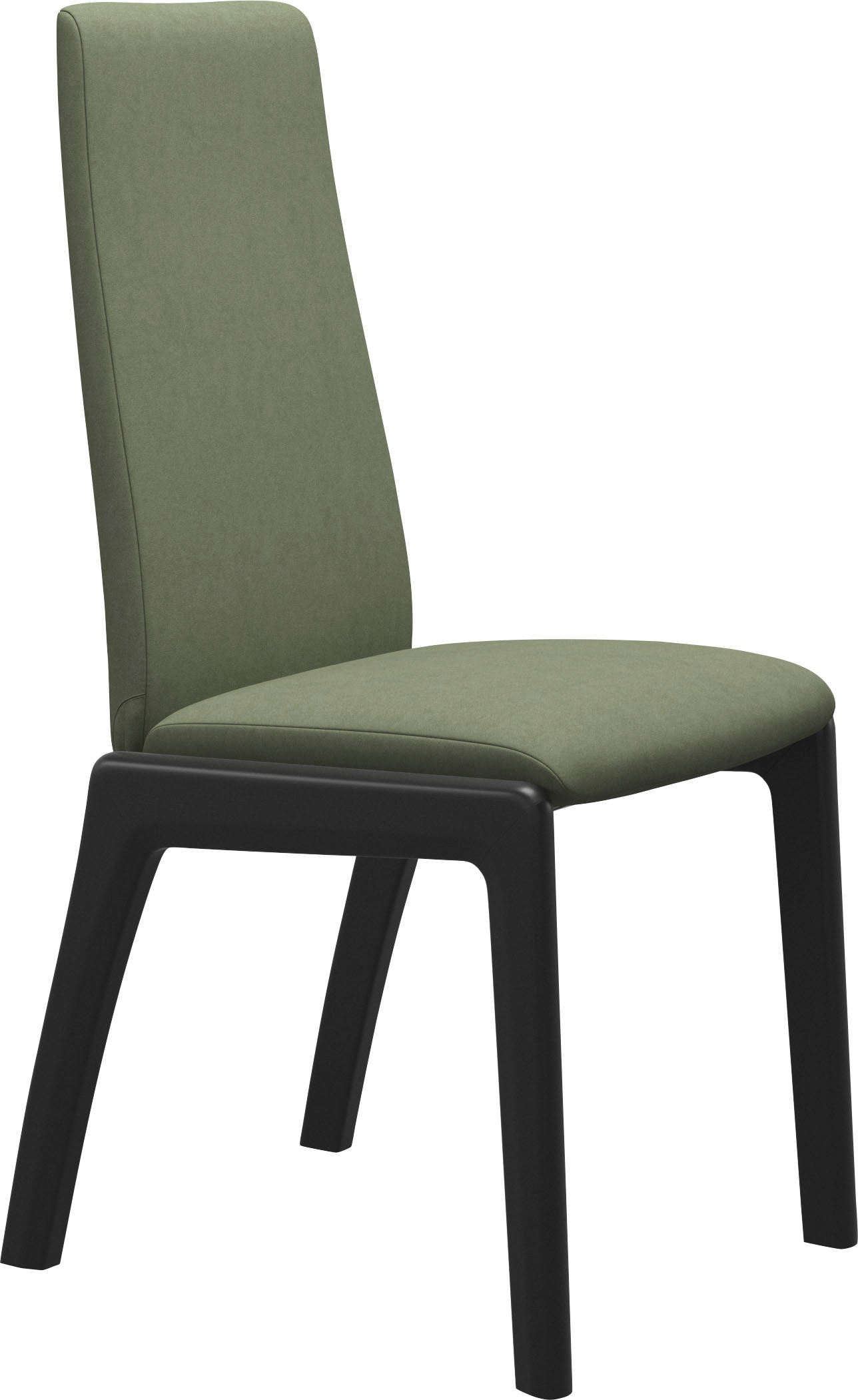 Stressless , Polsterstuhl »Laurel« () High Back, Größe M, mit abgerundeten Beinen in Schwarz, green DINAMICA + Schwarz, Microfaser DINAMICA (88% 