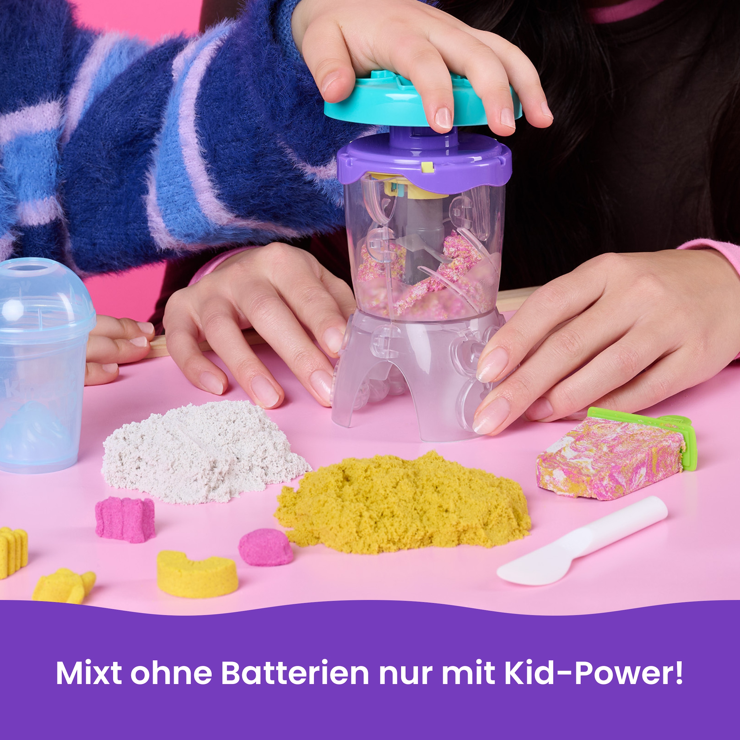 Spin Master Kreativset »Kinetic Sand - Smoothie Mixer Spielset«