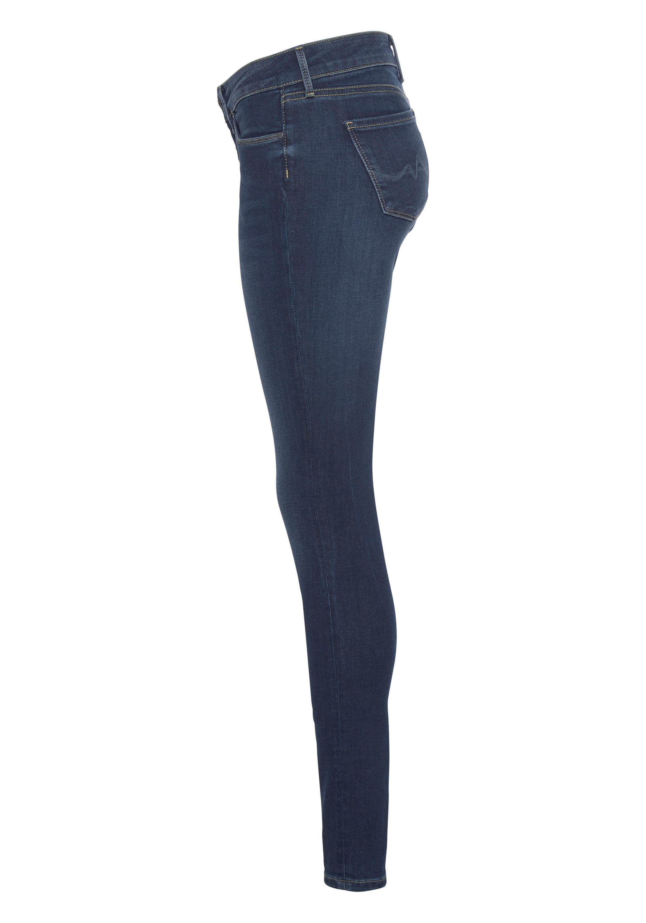Bund 1-Knopf Jeans Skinny-fit-Jeans 5-Pocket-Stil bei Pepe »SOHO«, mit und ♕ Stretch-Anteil im