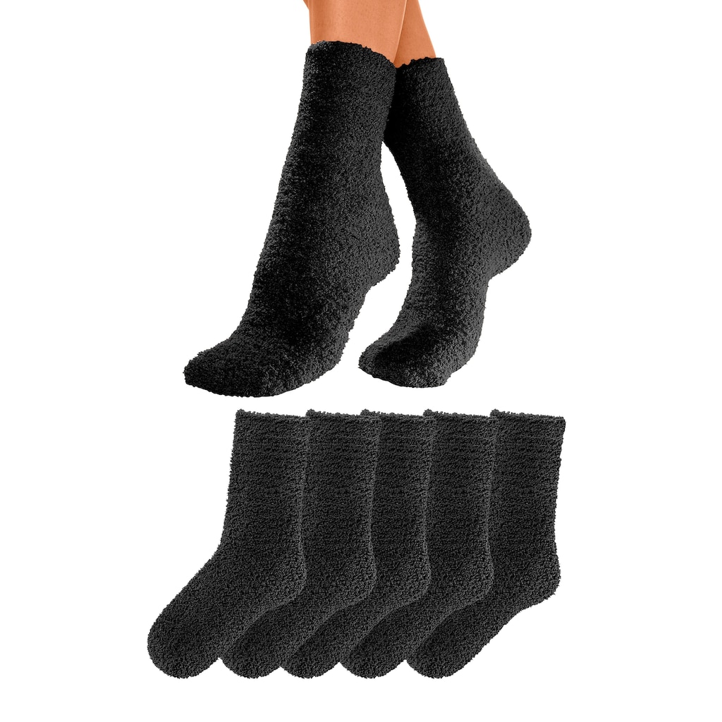 Lavana Kuschelsocken, (Set, 5 Paar)