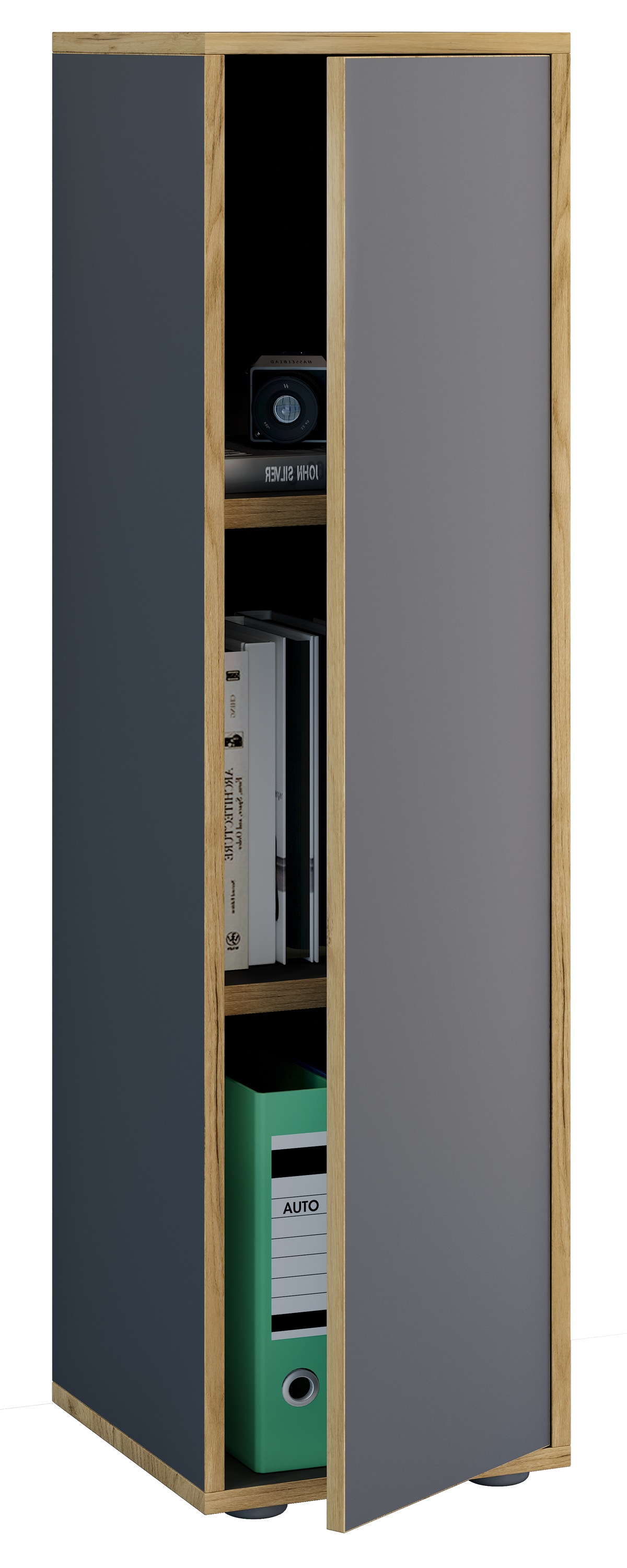 VCM Aktenschrank "Büroschrank Aktenschrank Sideboard Salia 3fach" 1 Stk. tlg.