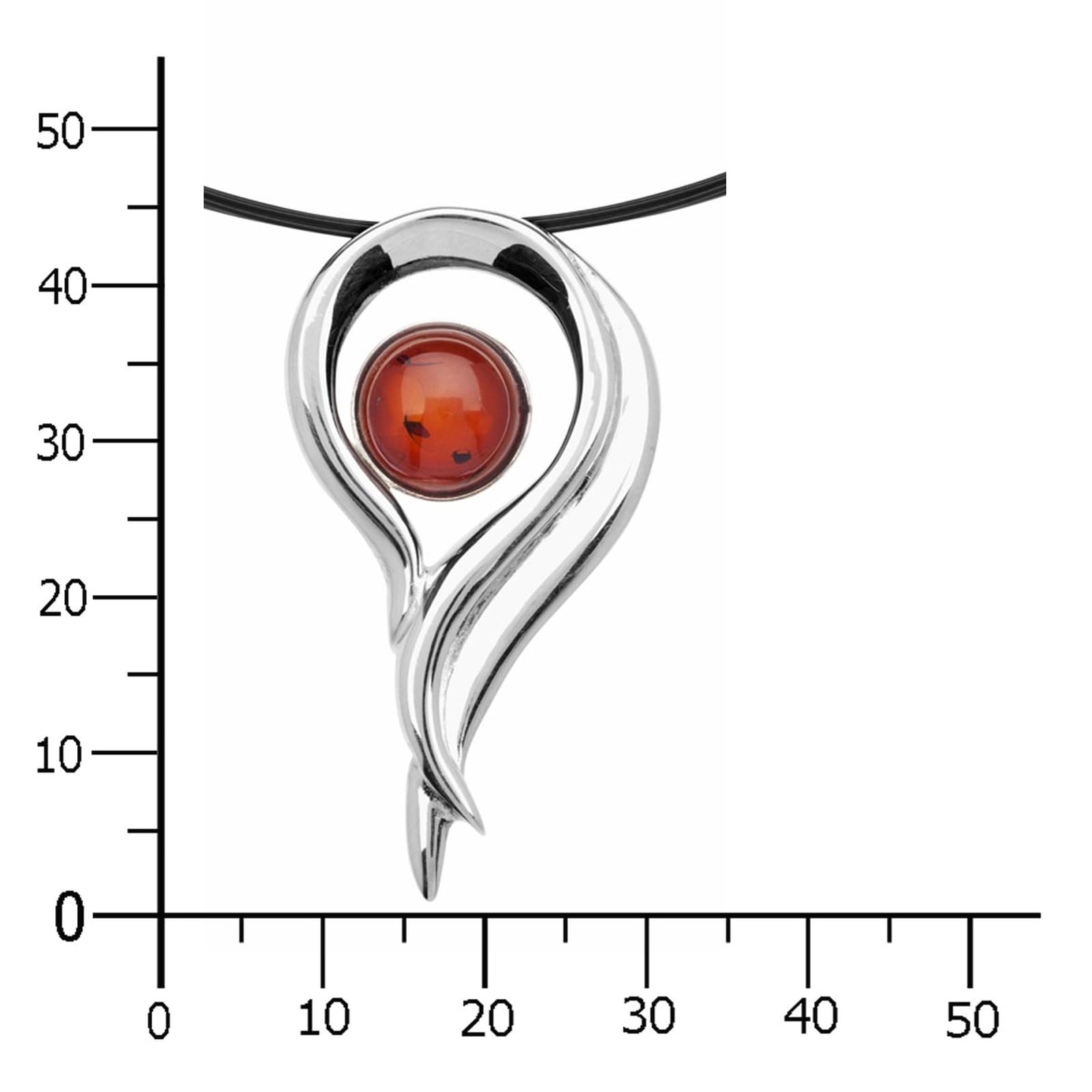 OSTSEE-SCHMUCK Kette mit Anhänger »- Vada - Silber 925/000 - Bernstein«
