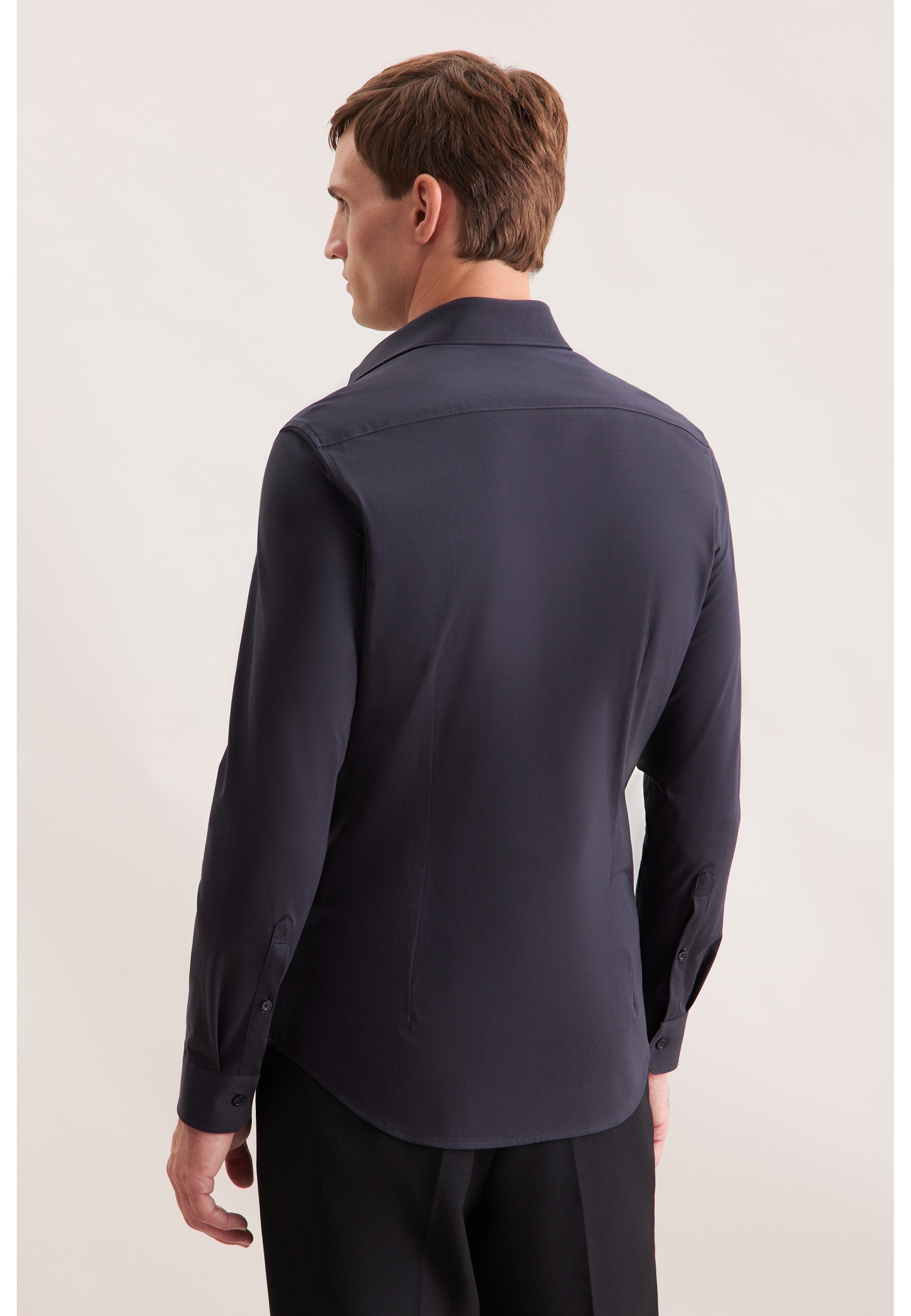seidensticker Businesshemd »Schwarze Rose«, Slim 1/1 Kentkragen Uni