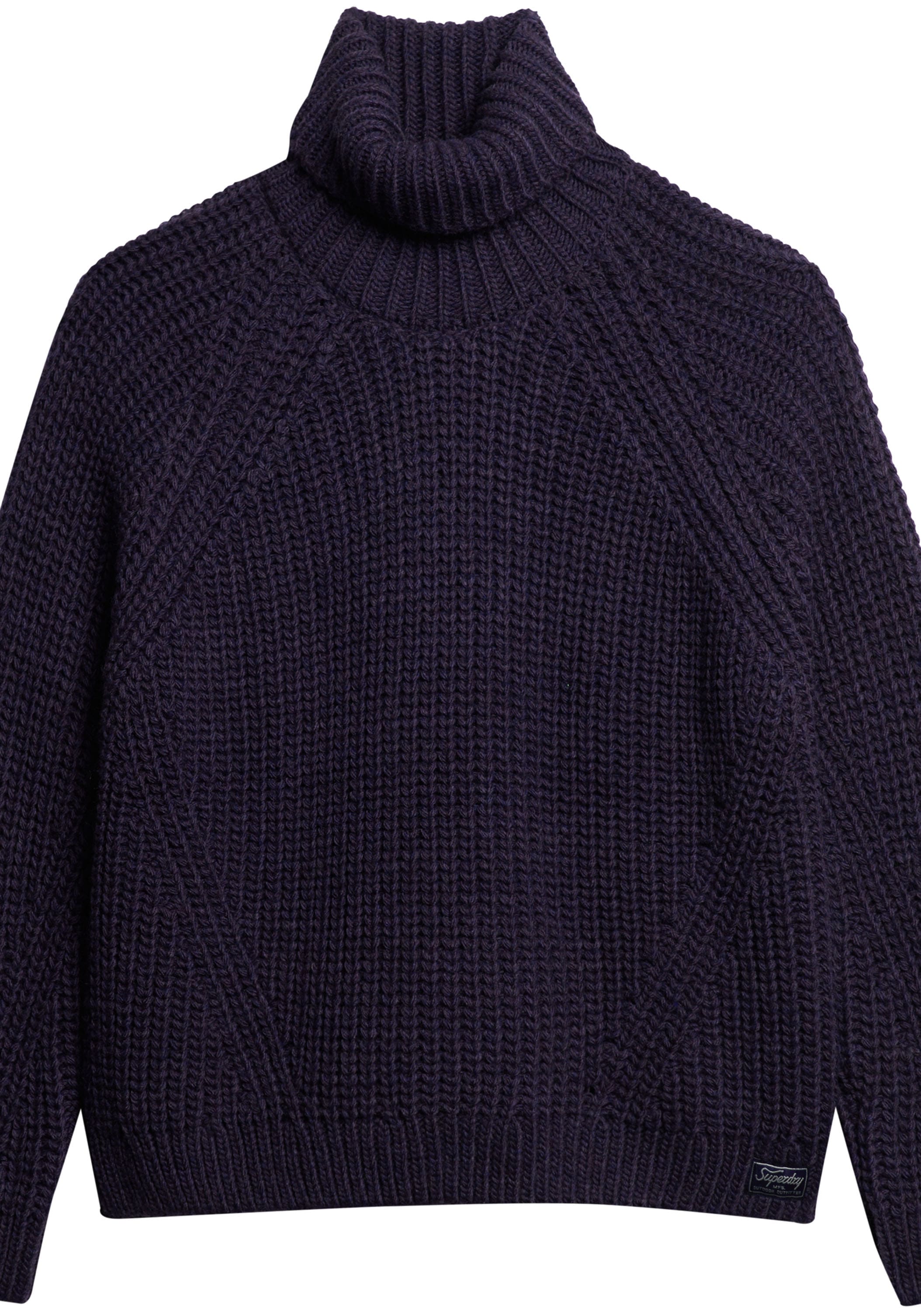 Superdry Strickpullover »Slouchy Stitch Roll Neck Knit«