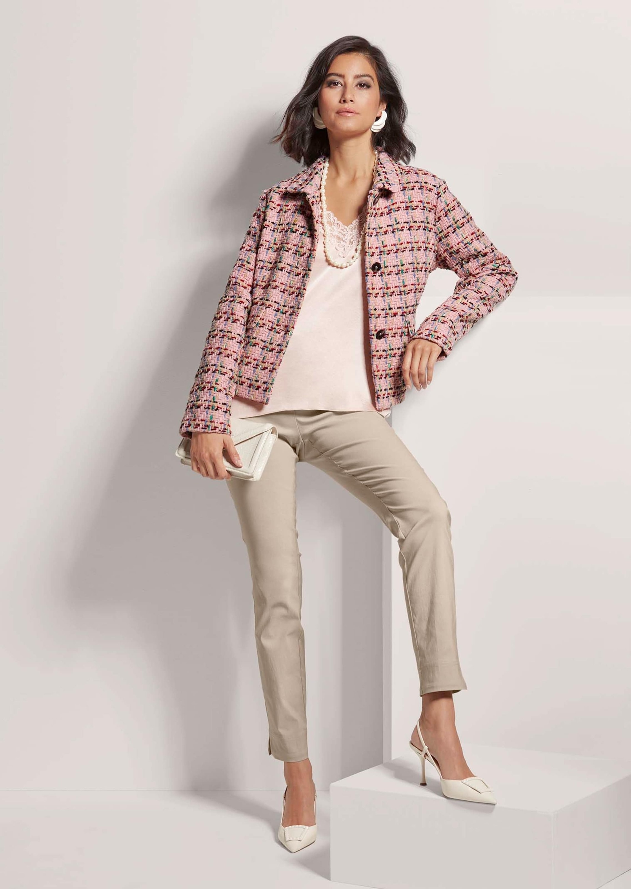 MADELEINE Kurzblazer »Blazer Kurzer Blazer mit Struktur«