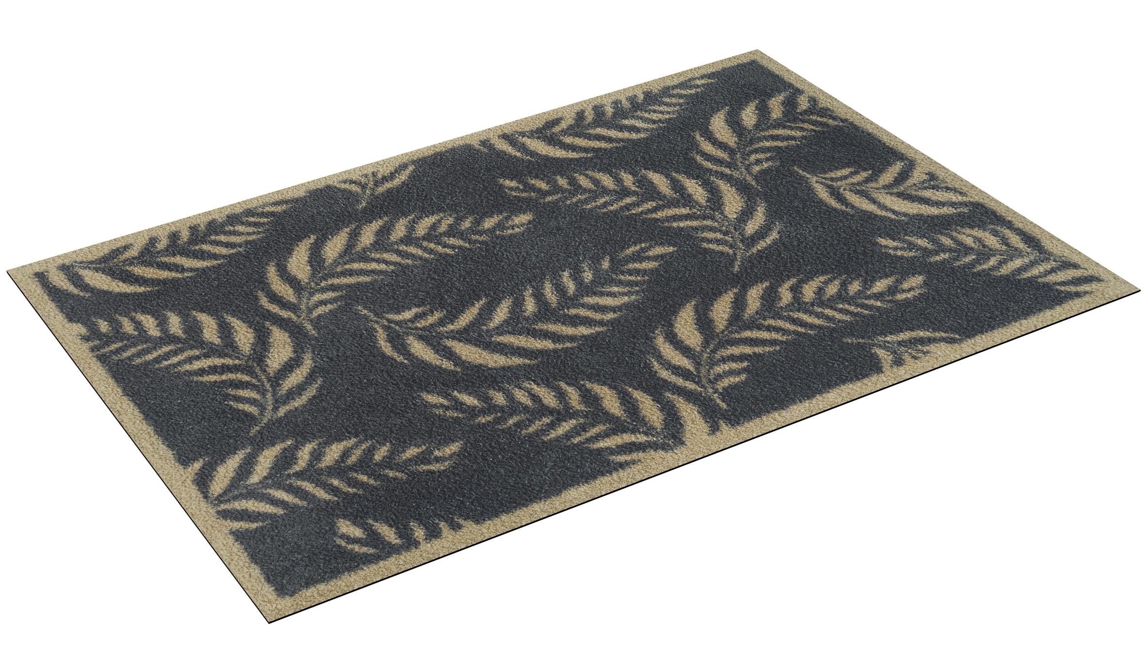 Turtle Mat Fußmatte »Leaf Scroll« rechteckig 9 mm Höhe