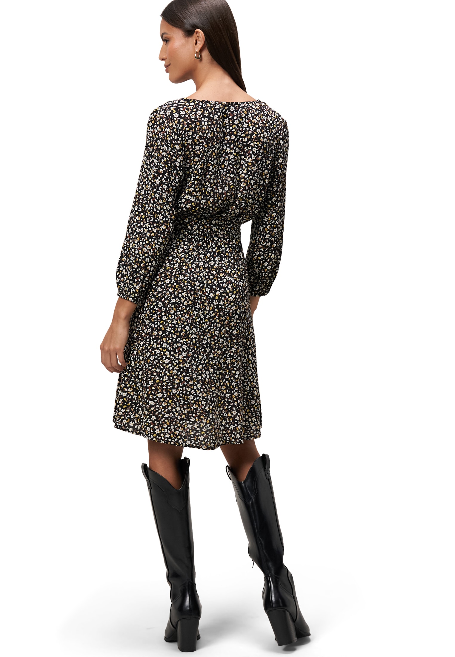 Zero Minikleid »Minikleid mit Blumendruck«