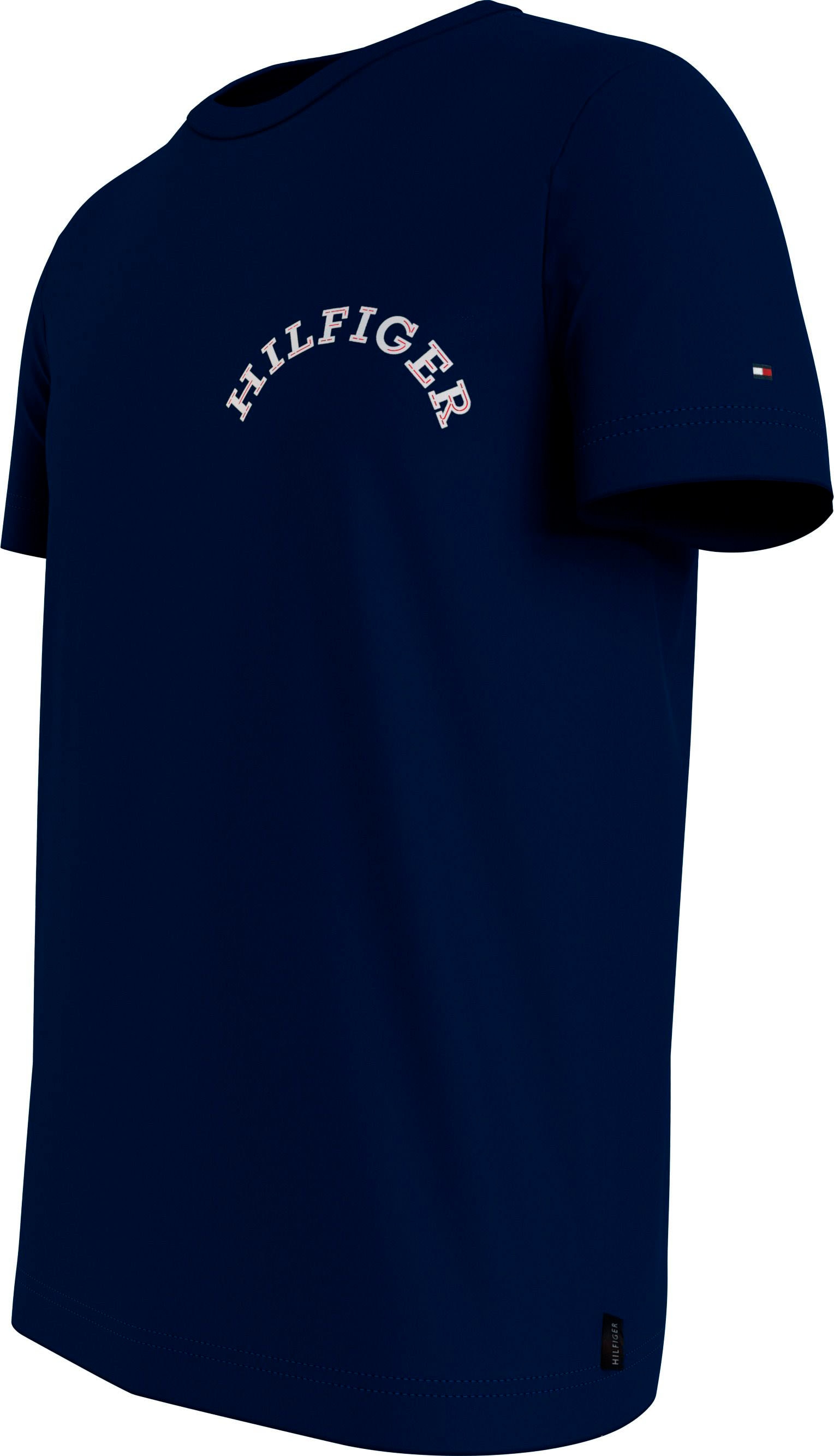 Tommy Hilfiger Kurzarmshirt »MONOTYPE BACK PRINT«, mit großem Hilfiger Print auf dem Rücken