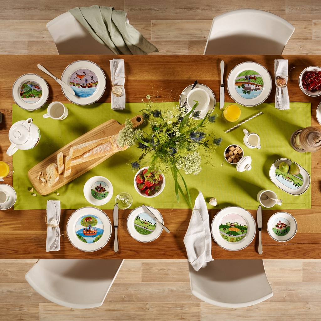 Villeroy & Boch Brotteller »Brotteller Mühle Design Naif ø 17 cm bunt«