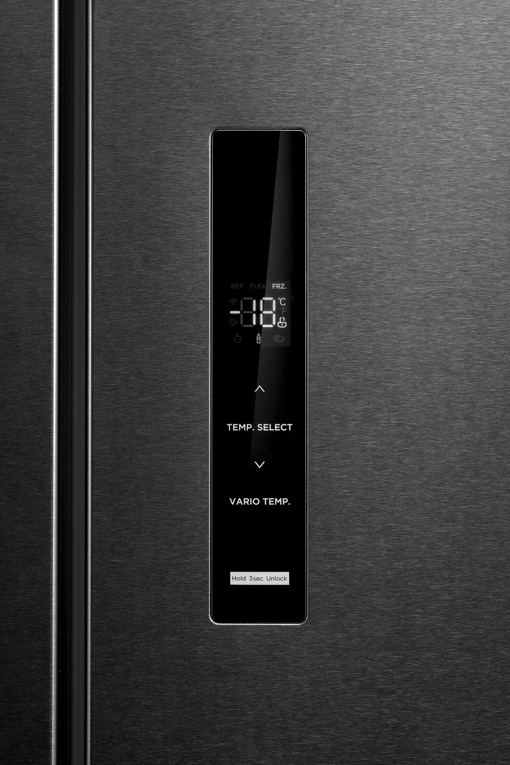 Hanseatic French Door »HFD18983CWDBI«, Wasserspender mit Wassertank