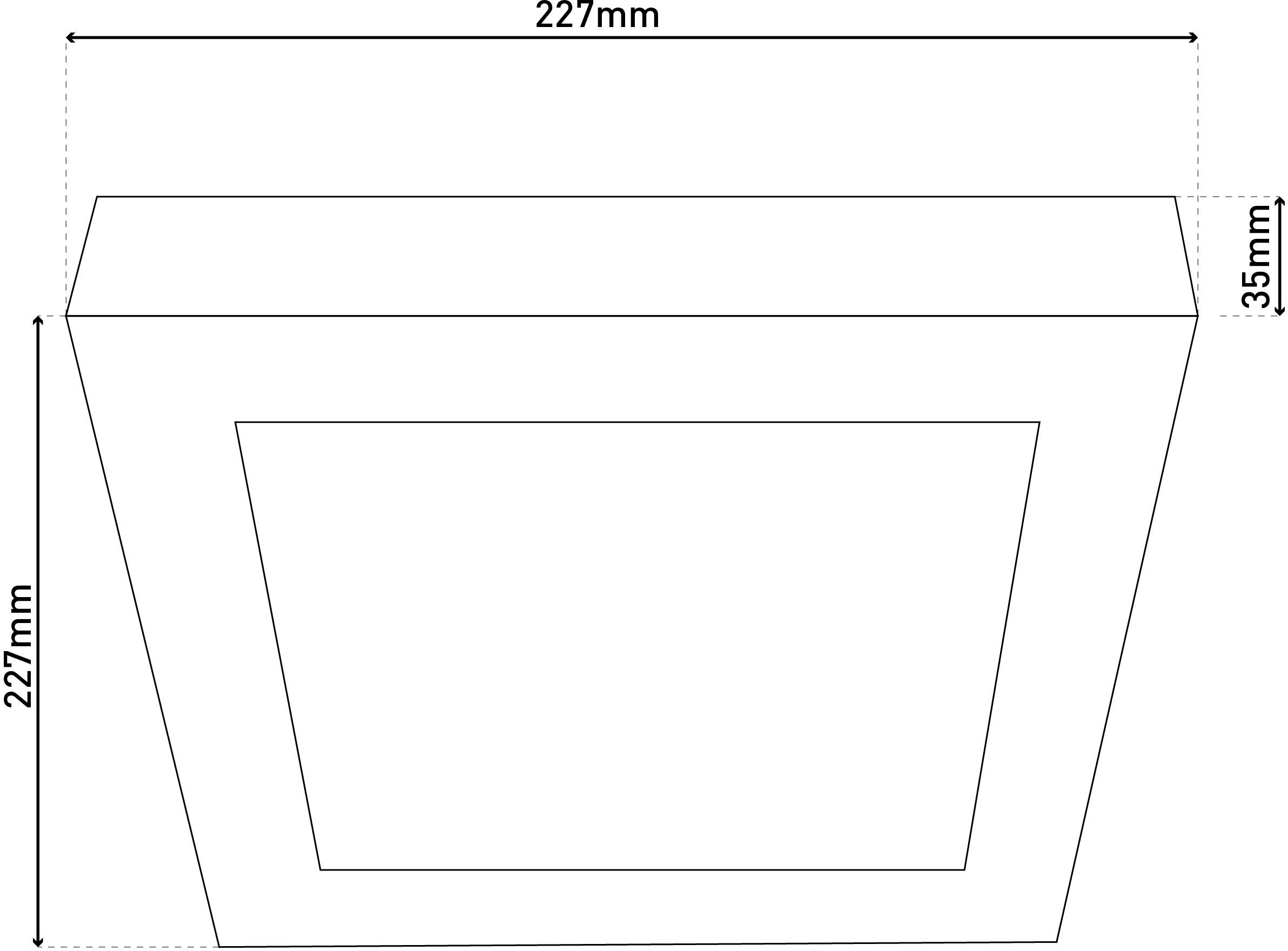 näve LED Einbauleuchte »Komplex«, 1 flammig, Leuchtmittel LED-Modul | LED fest integriert, auch Aufbau, CCT, Lichtfarbe über Geräteschalter einstellbar, eckig