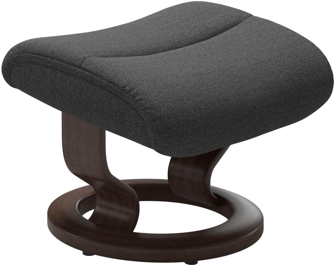 Stressless® Relaxsessel »View«, (Set, Relaxsessel mit Hocker), mit Classic Base, Größe M,Gestell Wenge