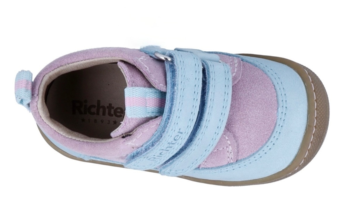 Richter Lauflernschuh »Maxi WMS: mittel«, Kindergartenschuh im coolen Materialmix, Größenschablone zum Download