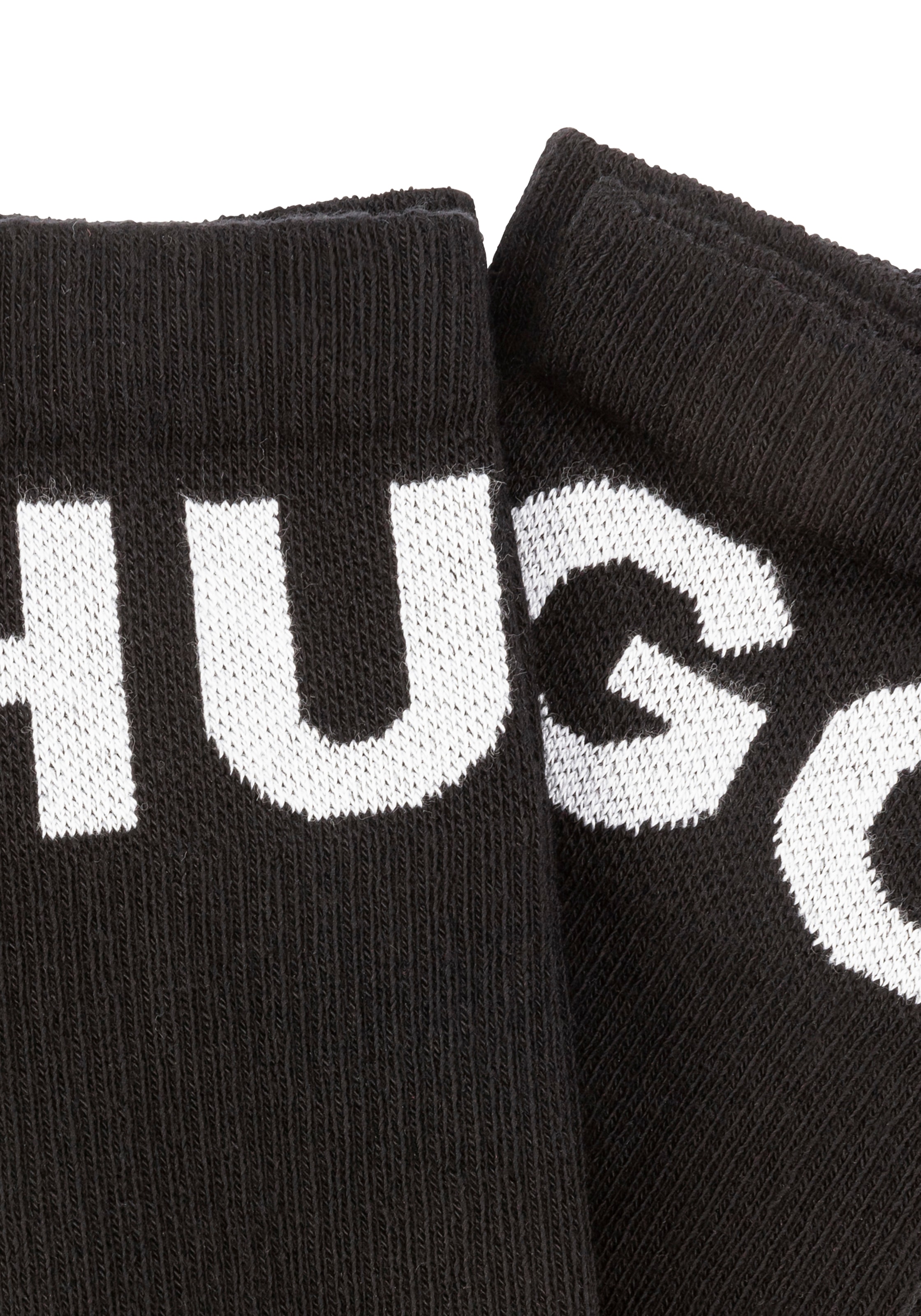 HUGO Underwear Freizeitsocken »3P QS ICONIC CC 1« Packung, 3er, 3 Paar tlg. mit HUGO Logostickerei in Kontrastfarbe