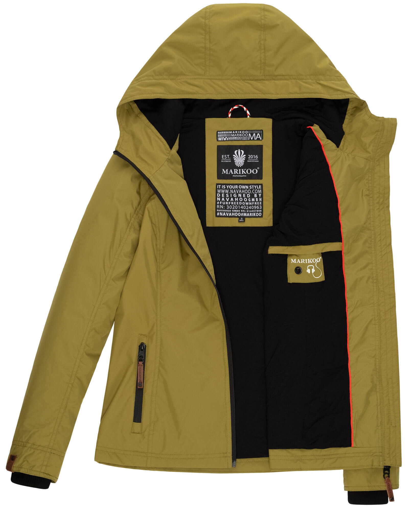 Marikoo Outdoorjacke »Marikoo Brombeere Damen Jacke B862«
