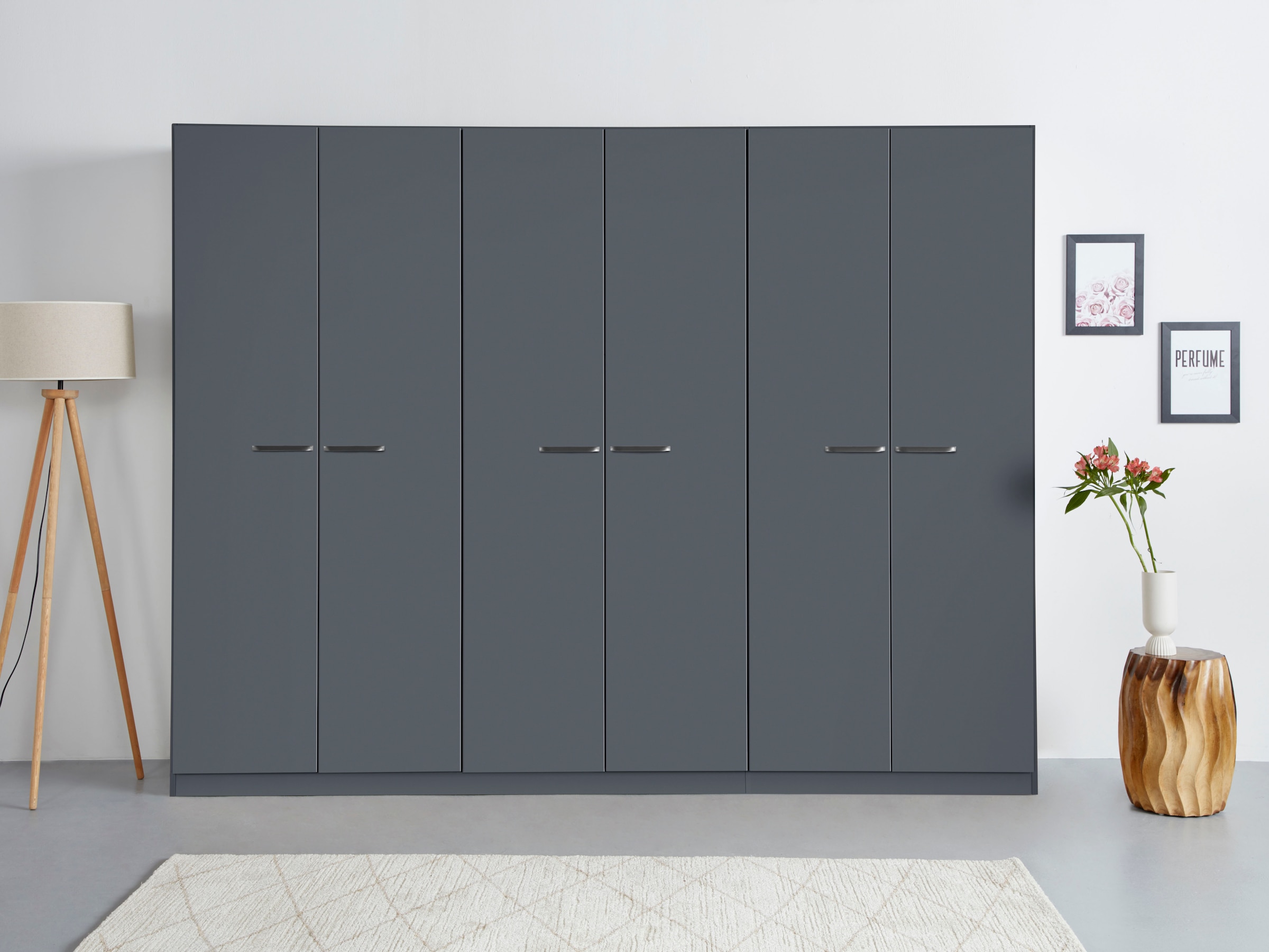 rauch Drehtürenschrank »Kleiderschrank Schrank Garderobe TOPSELLER OTELI inkl. Inneneinteilung«, mit 3 Innenschubladen extra Böden optional mit Spiegel MADE IN GERMANY