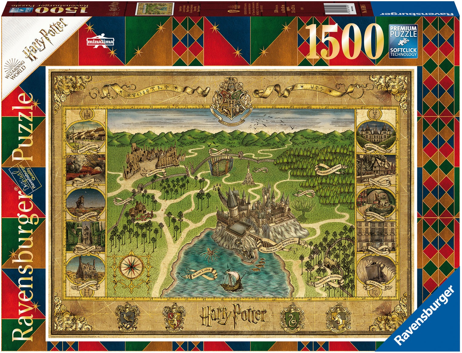 Ravensburger Puzzle »Hogwarts Karte«, FSC® - schützt Wald - weltweit; Made in Germany