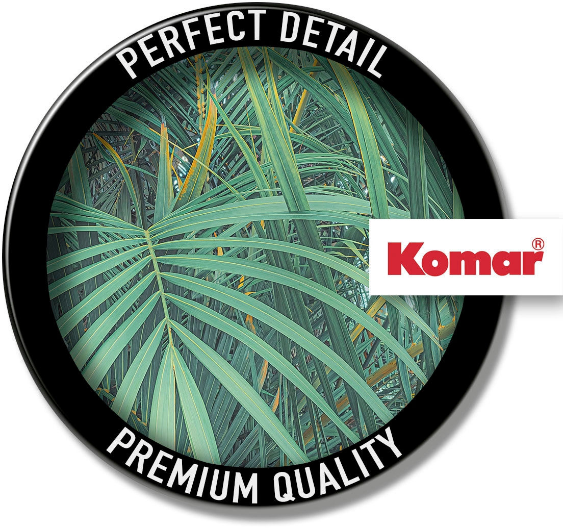 Komar Fototapete »Digitaldruck Vlies -  Foggy Fern - Größe 400 x 250 cm« bedruckt glatt Wohnzimmer, Schlafzimmer