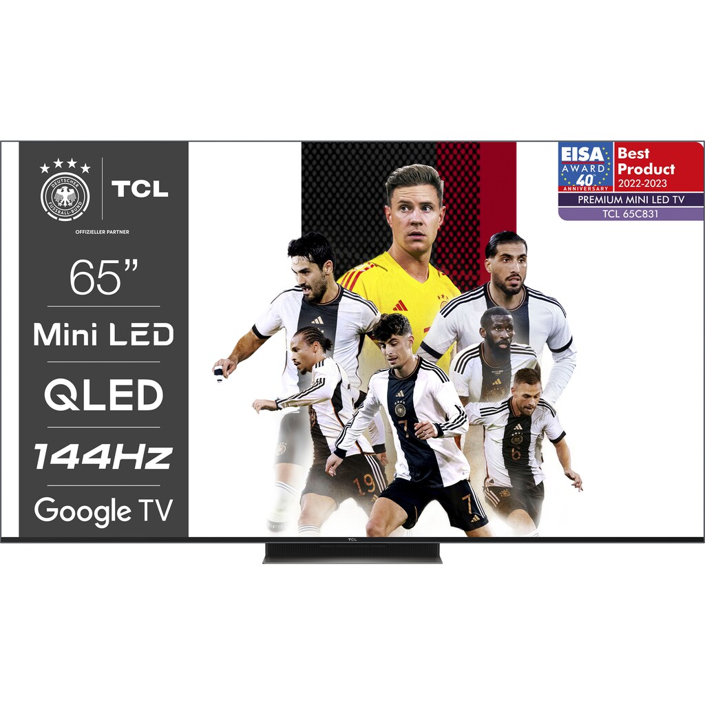 TCL QLED Mini LED-Fernseher »65C831X2«, 164 cm/65 Zoll, 4K Ultra HD, Google TV-Smart-TV