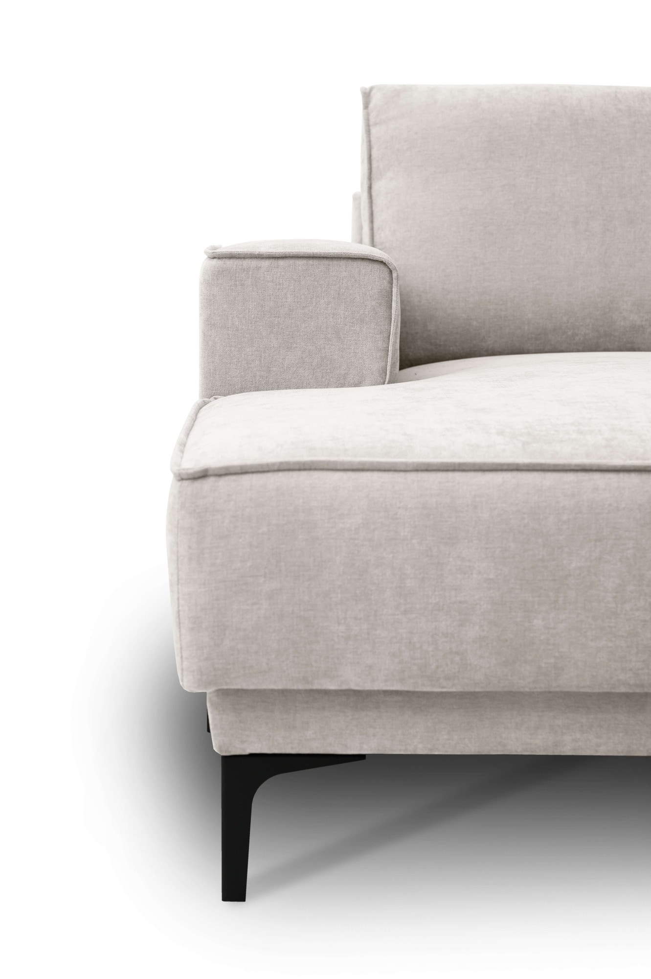 OTTO home Wohnlandschaft »OLAND U-Form, XXL, B: 342 cm, Skandi-Design« Skandi-Design in Struktur, Flachgewebe, Luxus-Microfaser, Boucle