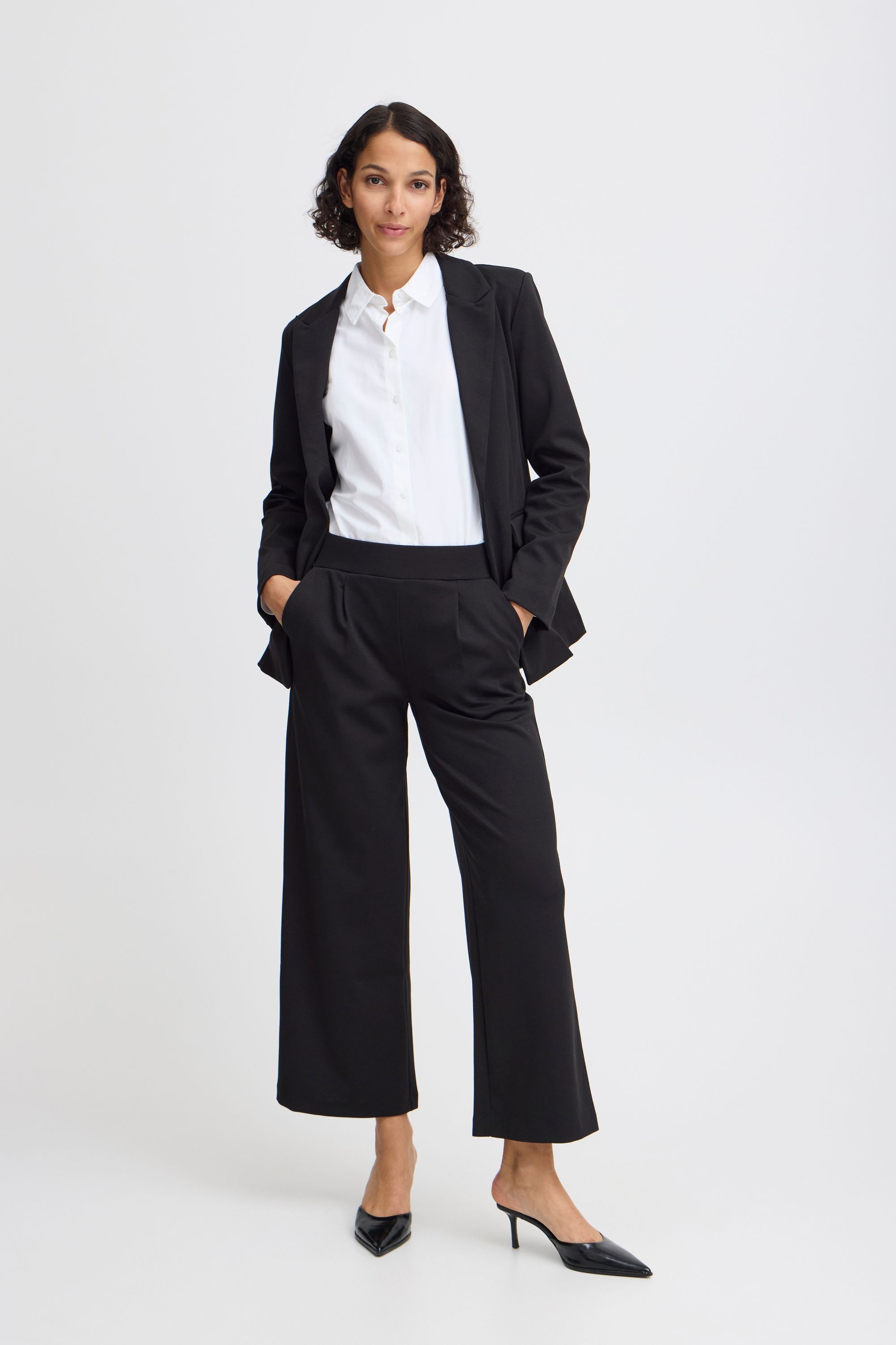 b.young Jogginghose »Jogginghose BYRIZETTA WIDE PANTS CROPPED«