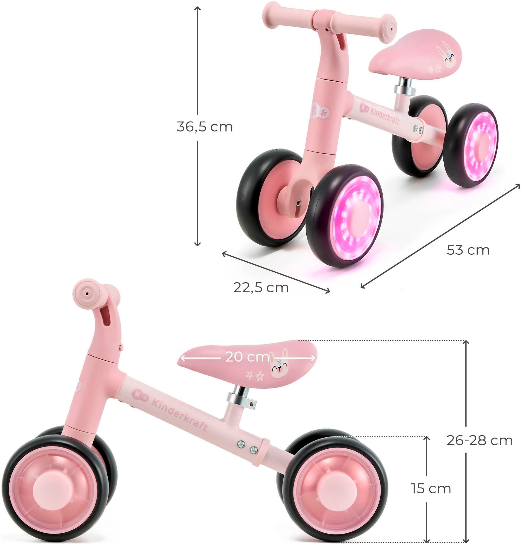 Kinderkraft Laufrad »CUTIE FLASH«