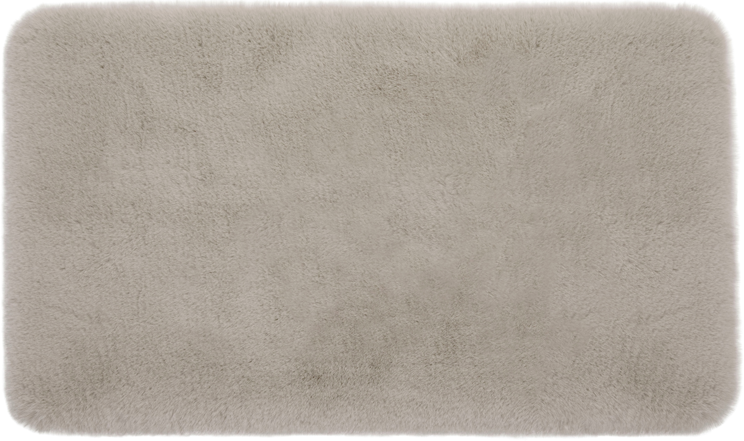 my home Badematte »Rabbit Badematten, Badvorleger, Badezimmer Teppich«, rutschhemmend beschichtet, strapazierfähig-fußbodenheizungsgeeignet-schnell trocknend, Kaninchenfell-Haptik, Badteppich, rechteckig, rund & als 3-tlg. Set
