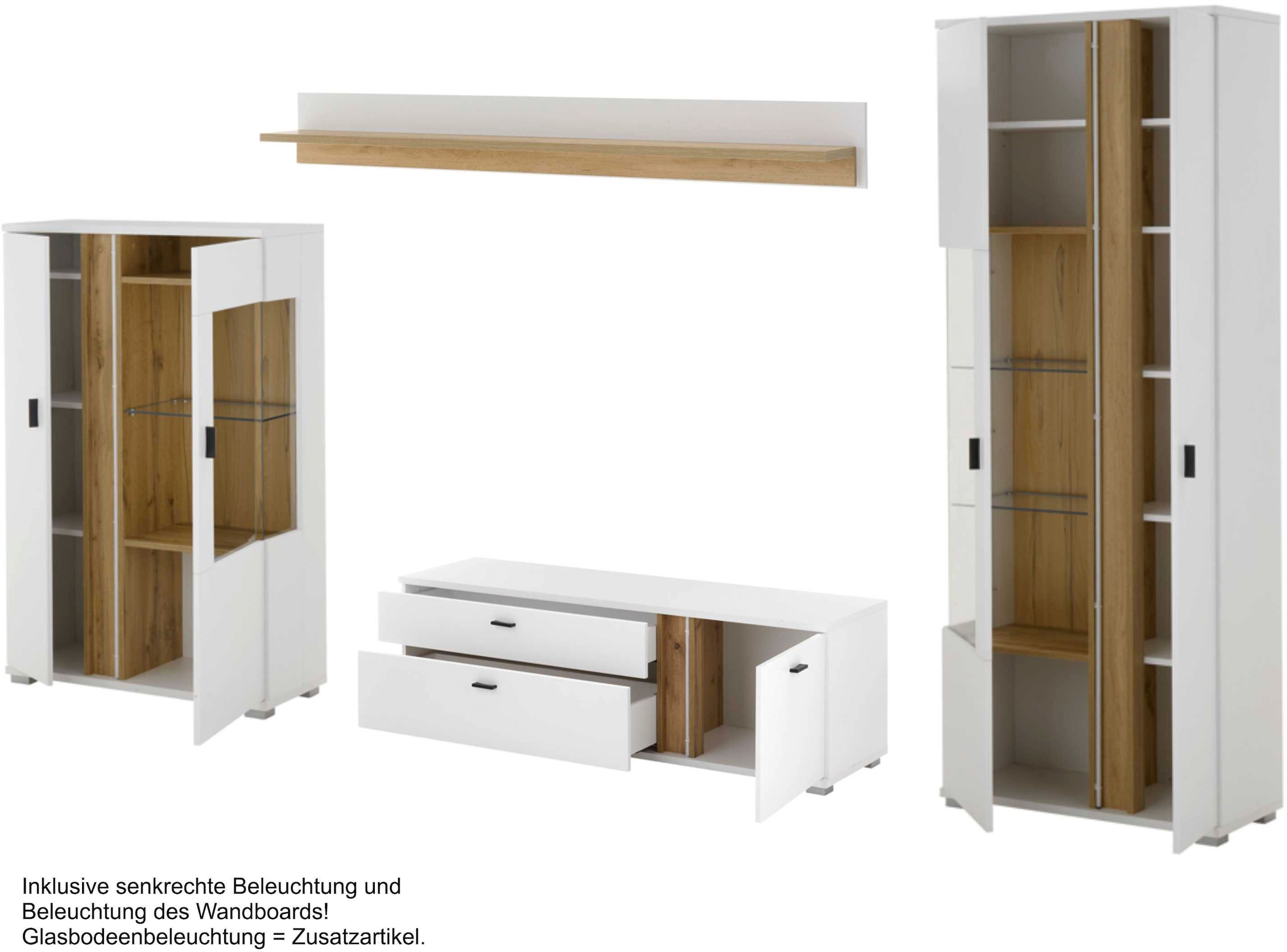 Home affaire Wohnwand »LONG ISLAND« Set, 4 Stk. tlg.