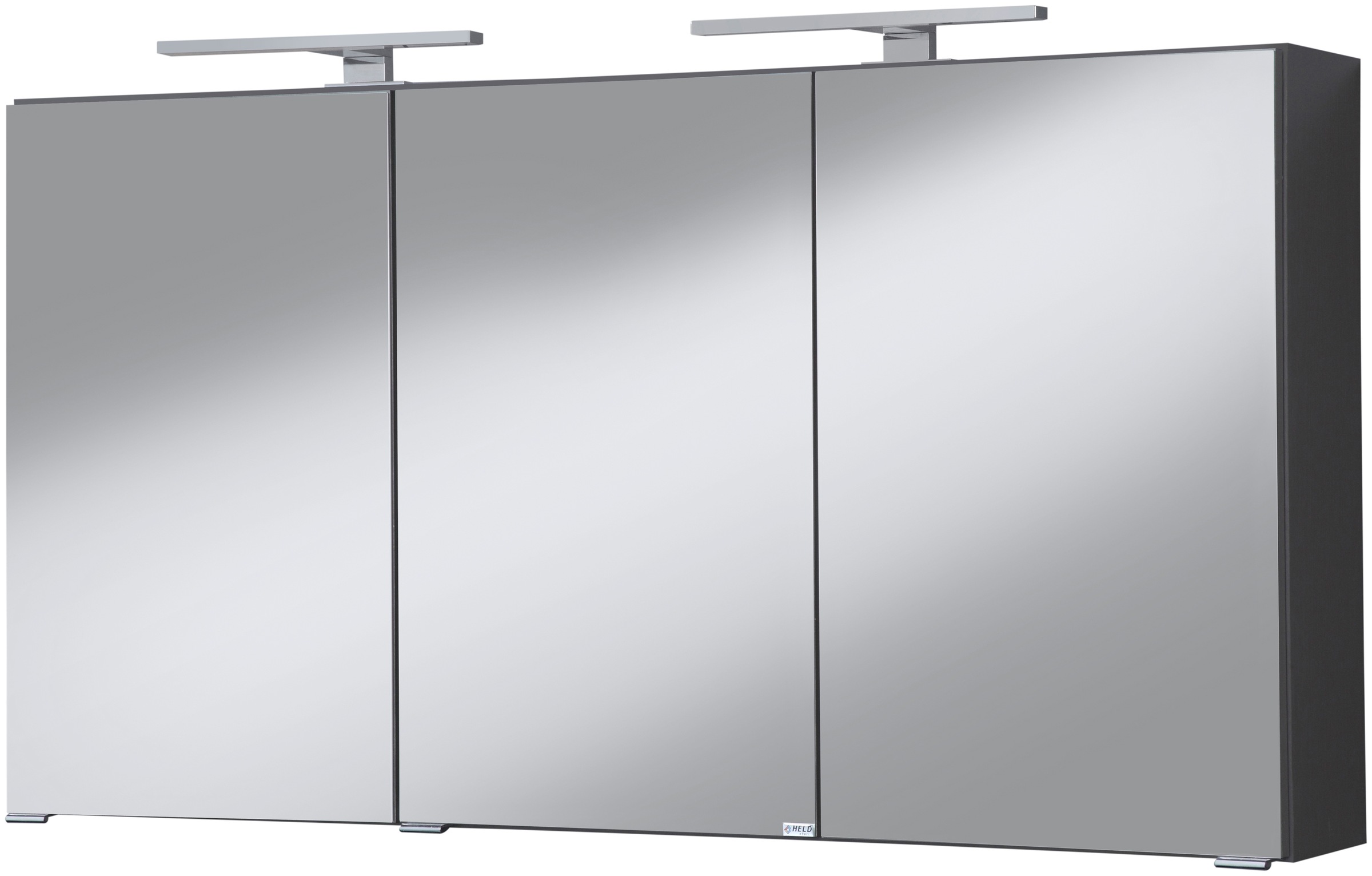 welltime Spiegelschrank »Malibu«, Breite 120 cm, mit Spiegeltüren und Softclose-Funktion