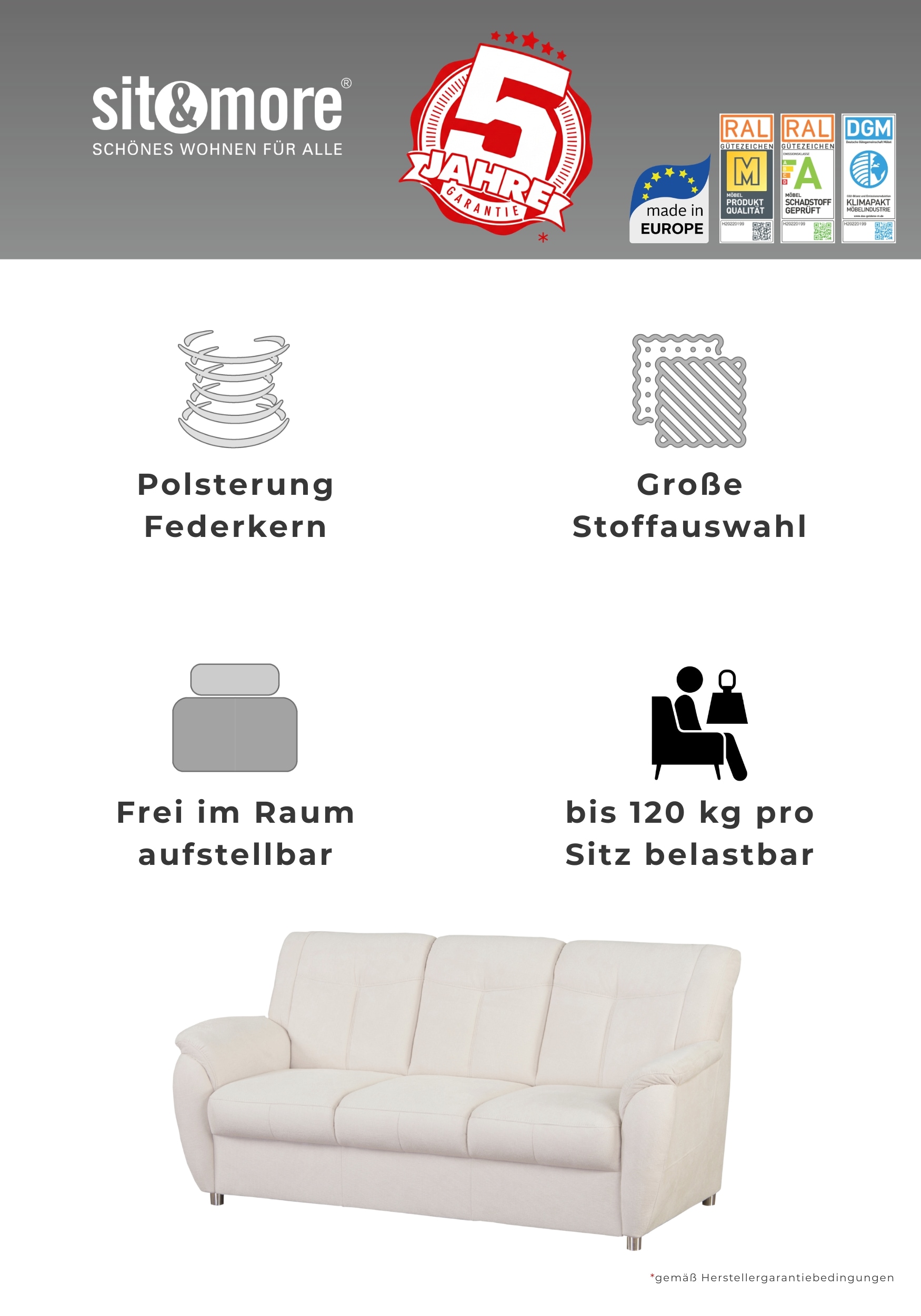 sit&more Hocker »Sonoma« mit Stauraumfach