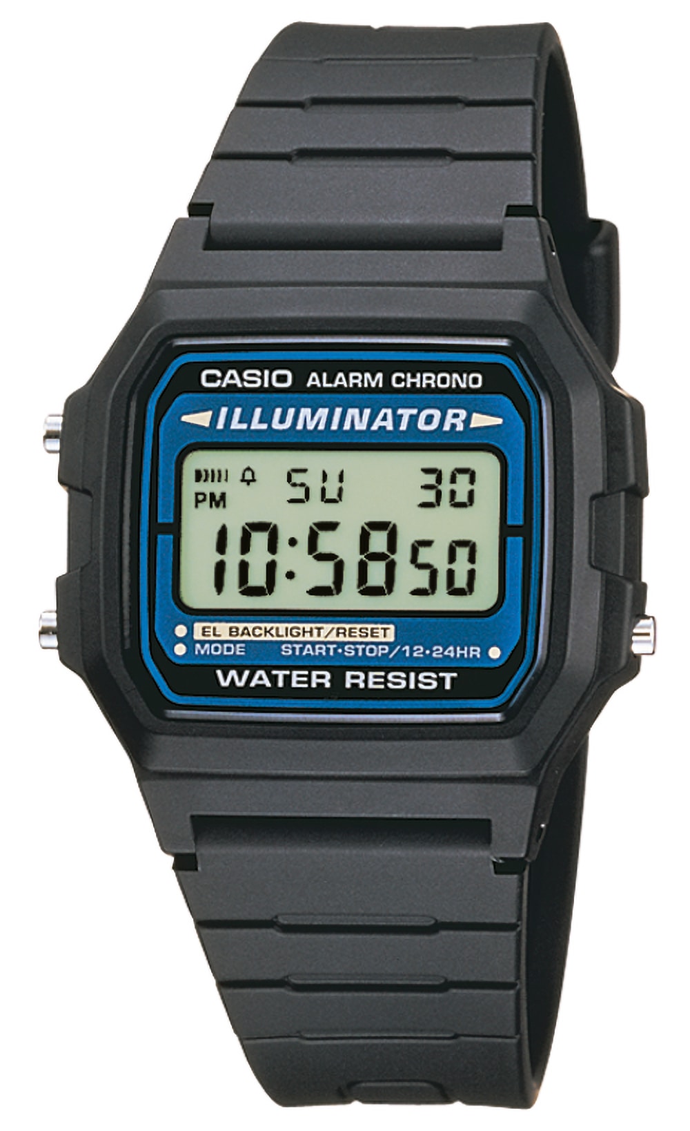 CASIO TIMELESS COLLECTION Chronograph Quarzuhr, Armbanduhr,Herren,Damen,Jugendliche,Digitaluhr, Resinarmband