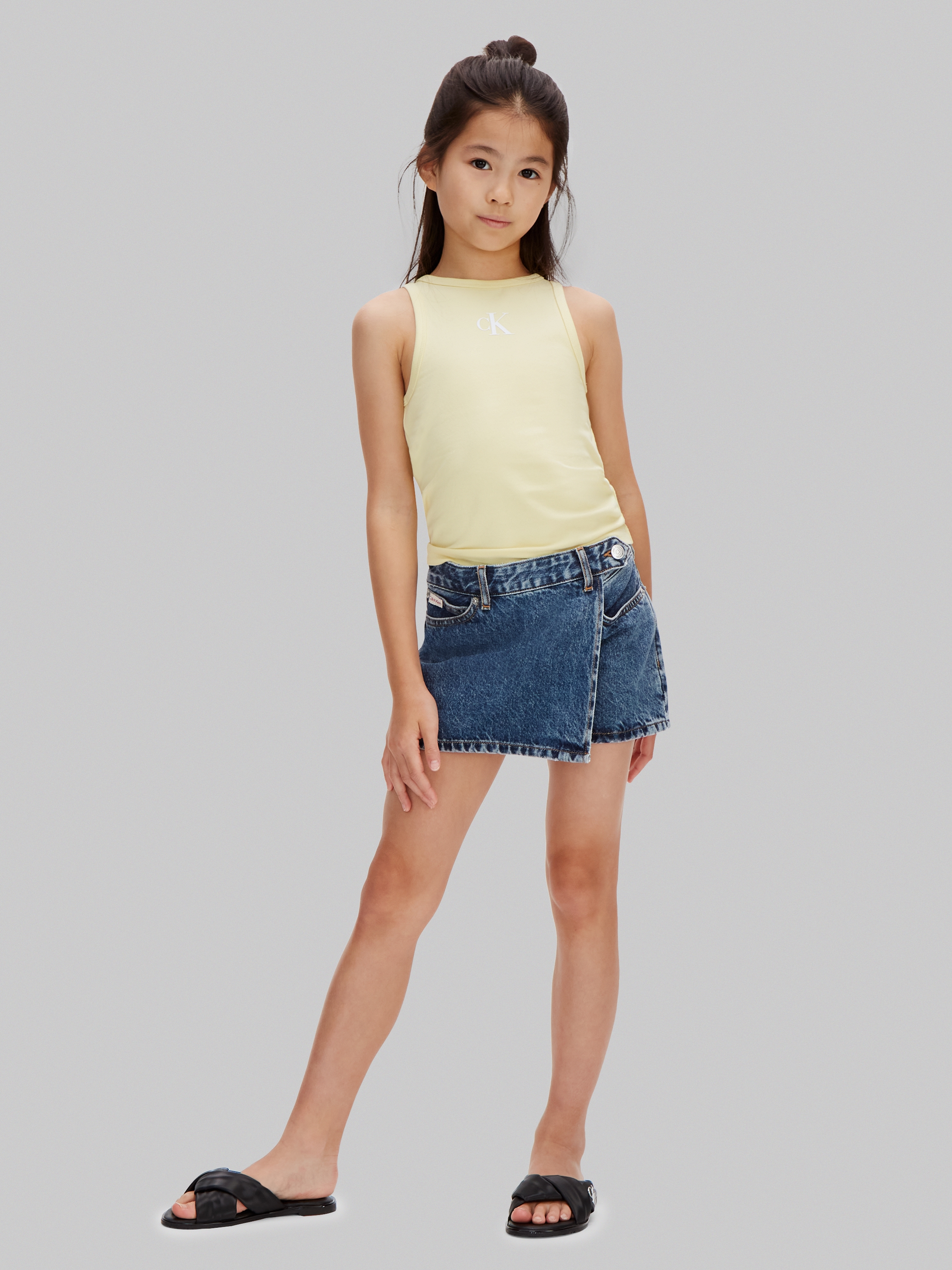 Calvin Klein Jeans Shorts »DENIM WRAP SKORT«  Regular fit für Kinder mit praktischen Taschen