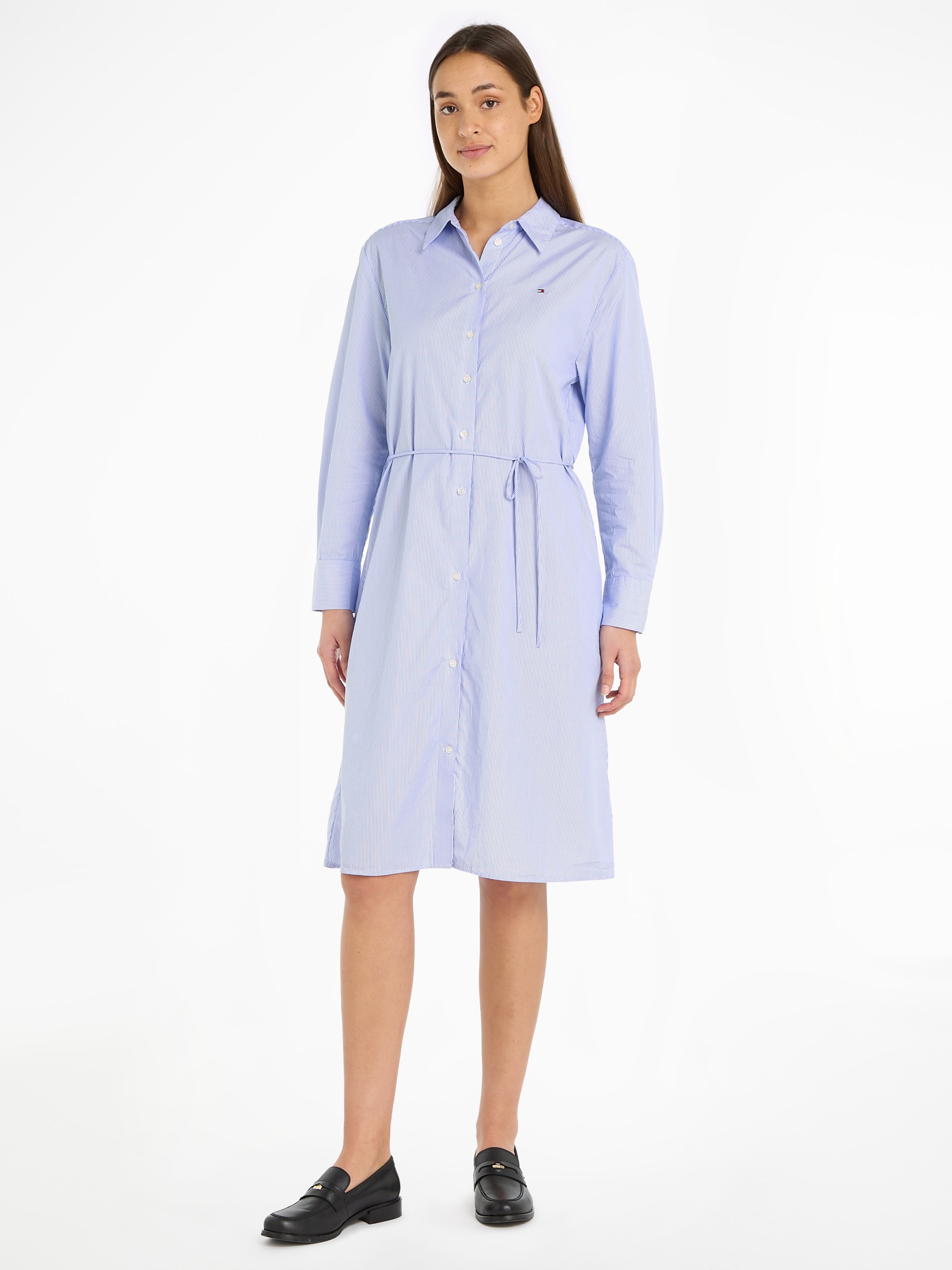 Shirtkleid »ESSENTIAL STP KNEE SHIRT DRESS«, mit Logoprägung