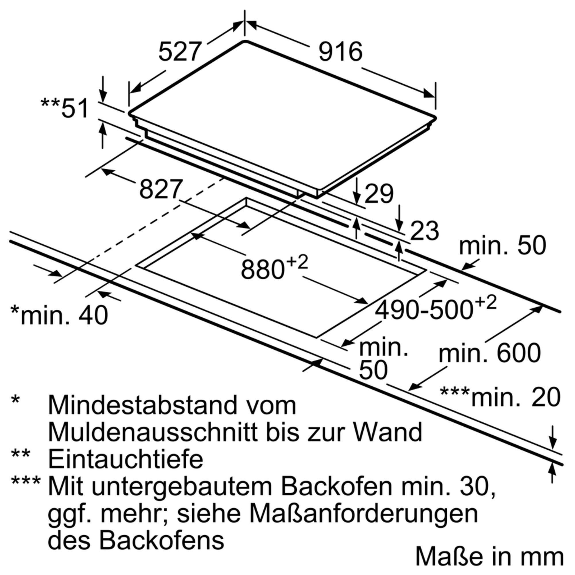 DirectSelect CERAN®, BOSCH XXL SCHOTT Jahren 3 mit mit Flex-Induktions-Kochfeld PXV975DV1E, von Garantie Premium