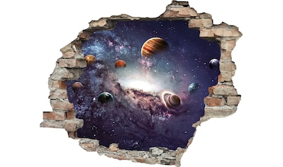 Wall-Art Wandtattoo »Universum Sticker 3D Weltraum«, (1 St.) auf Raten  bestellen