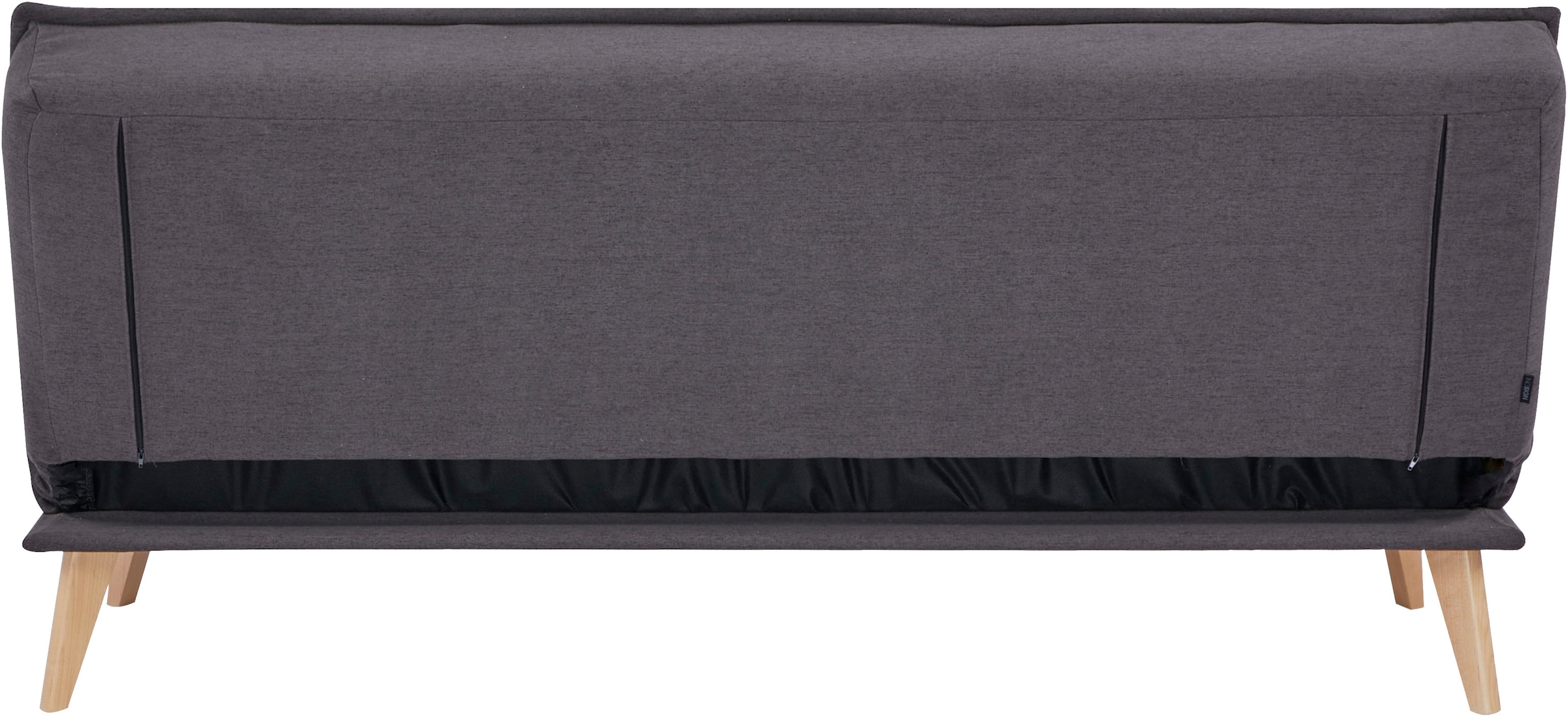 INOSIGN Schlafsofa »MENDOTA, 181 cm, 3-Sitzer mit Schlaffunktion,«, verstellbarer Rückenlehne, Klappmechanismus, Webstoff