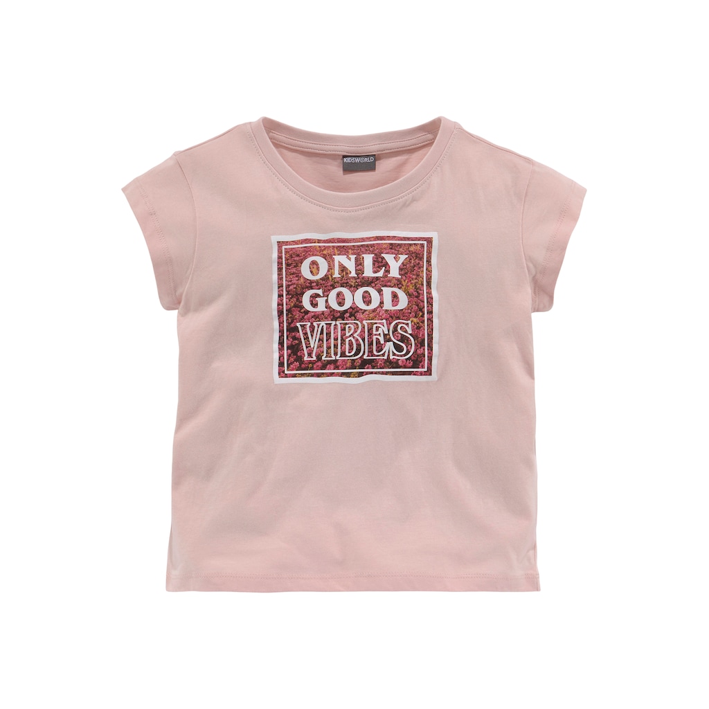KIDSWORLD T-Shirt »ONLY GOOD VIBES«