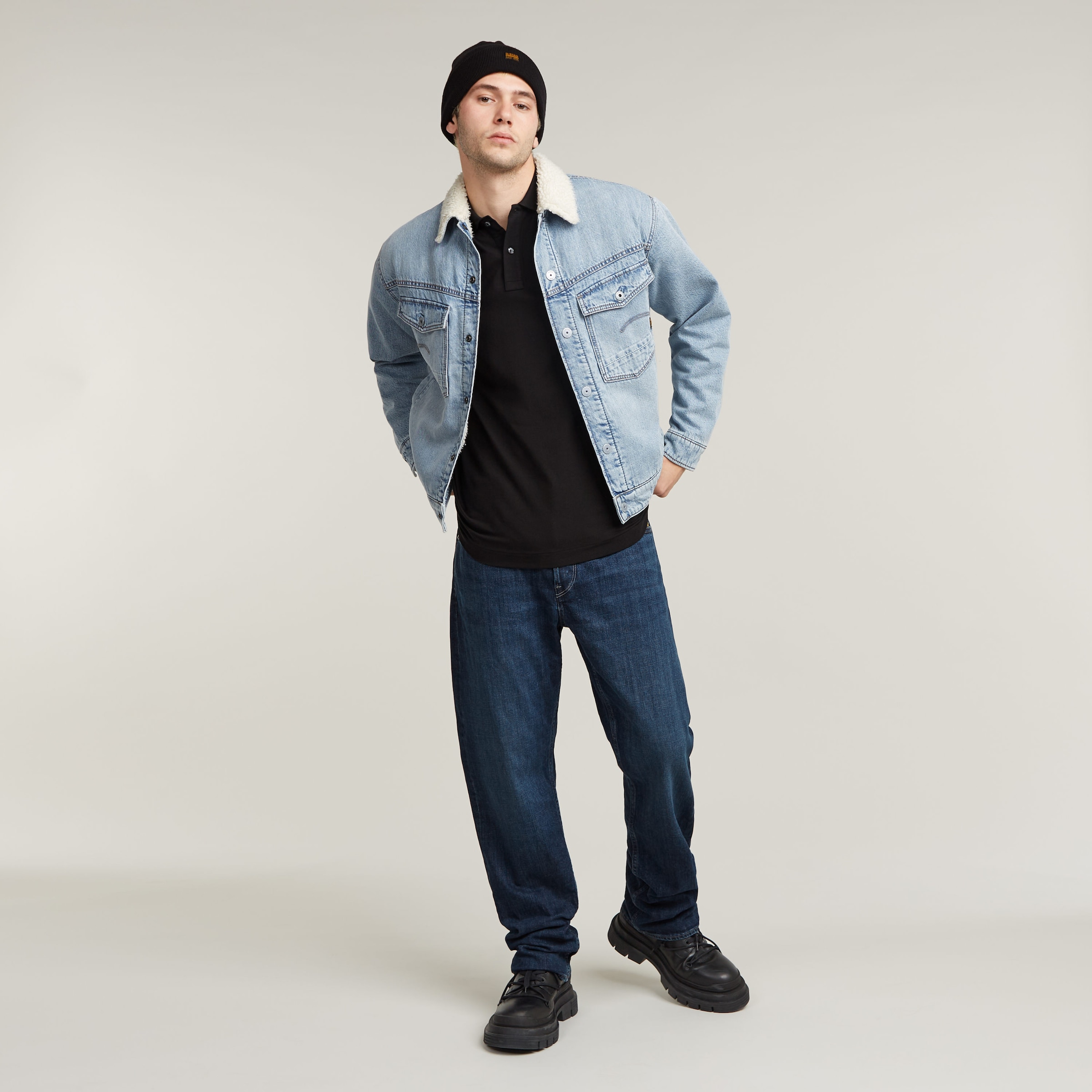 G-STAR Poloshirt »Dunda slim fit«, Logoprägung auf der Brust
