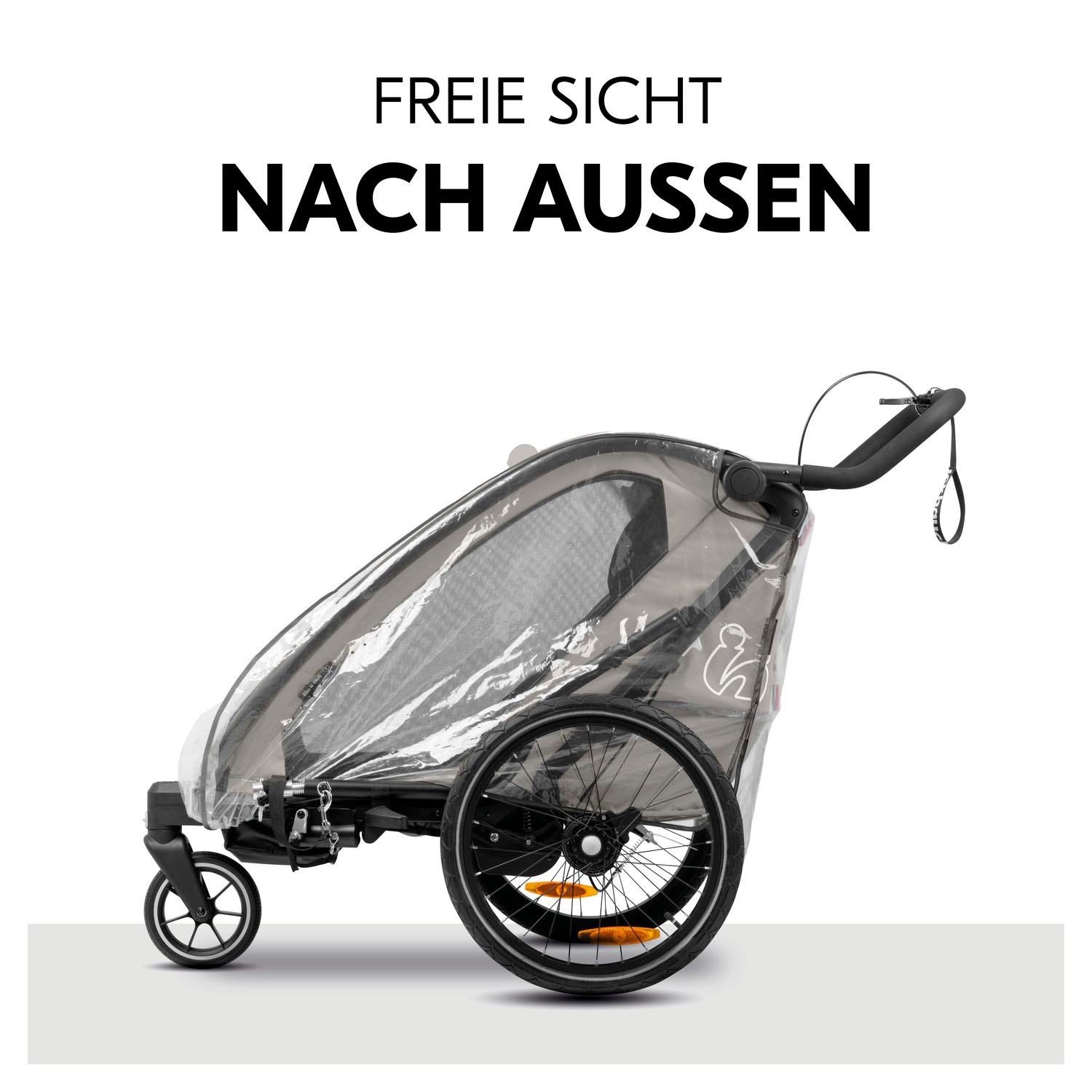 Hauck Regenverdeck »Bike N Walk Duo Raincover«, für Bike N Walk Fahrradanhänger