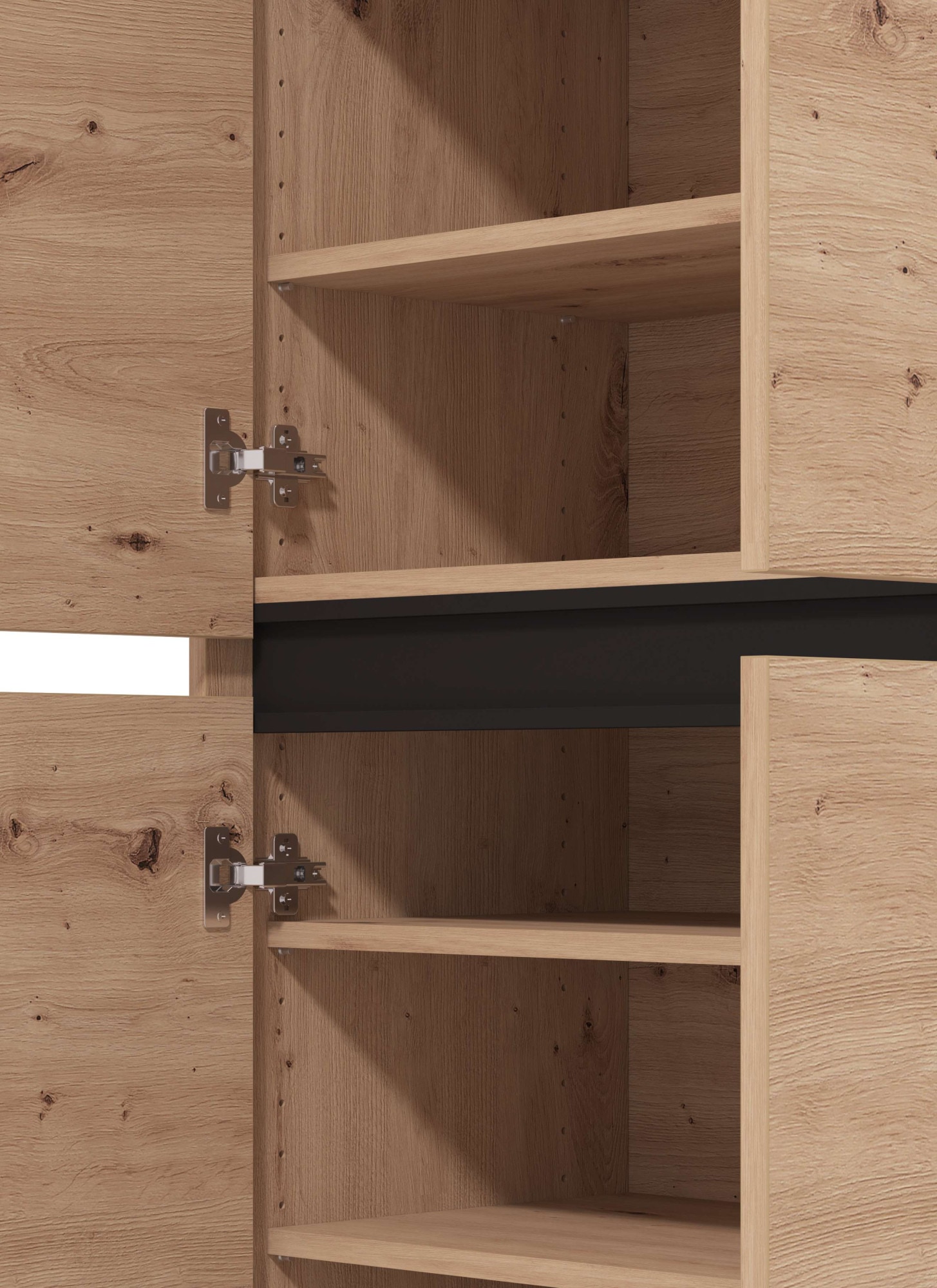 Home affaire Schuhschrank »Flannan, Schuhregal, Schuhkommode, Gesamthöhe 205,5 cm« acht Regale und eine Schublade, Gesamtbreite 80 cm