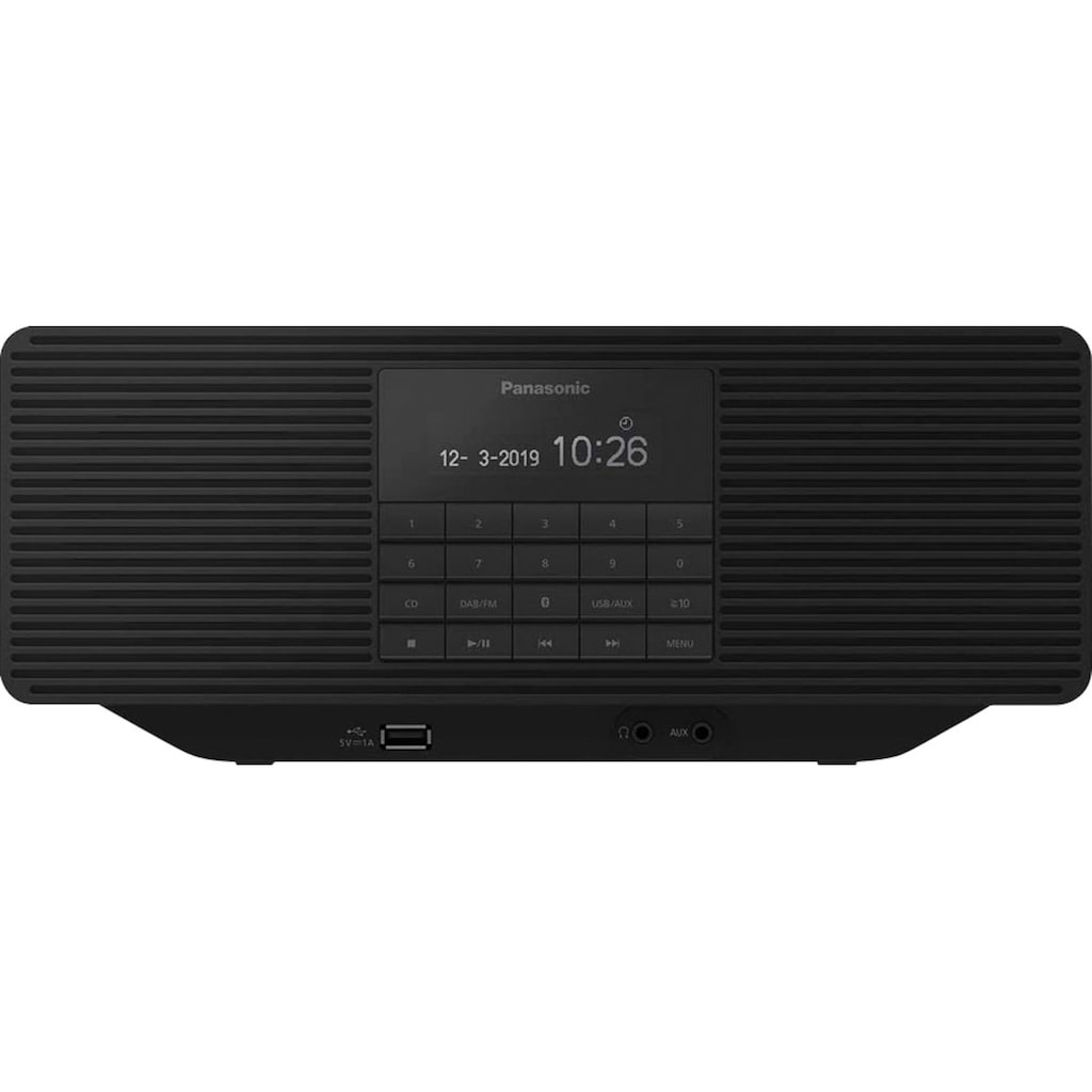 Panasonic Radio »RX-D70BTEG-K«, (Digitalradio (DAB+)-FM-Tuner), mit CD