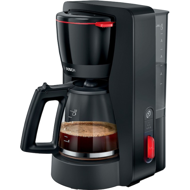 Warmhaltefunktion, »MyMoment Kaffeekanne, BOSCH 1200 Aroma mit Papierfilter, TKA3M133«, Jahren l W 1x4, XXL Garantie intense, 60min Filterkaffeemaschine Entkalkungsprogramm, 1,25 3